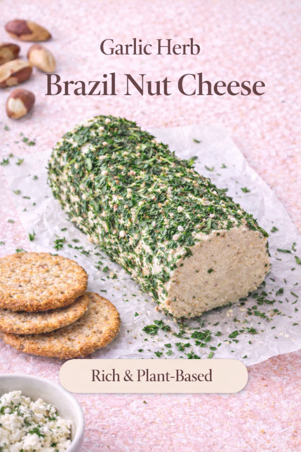 Garlic Heb Brazil Nut Cheese