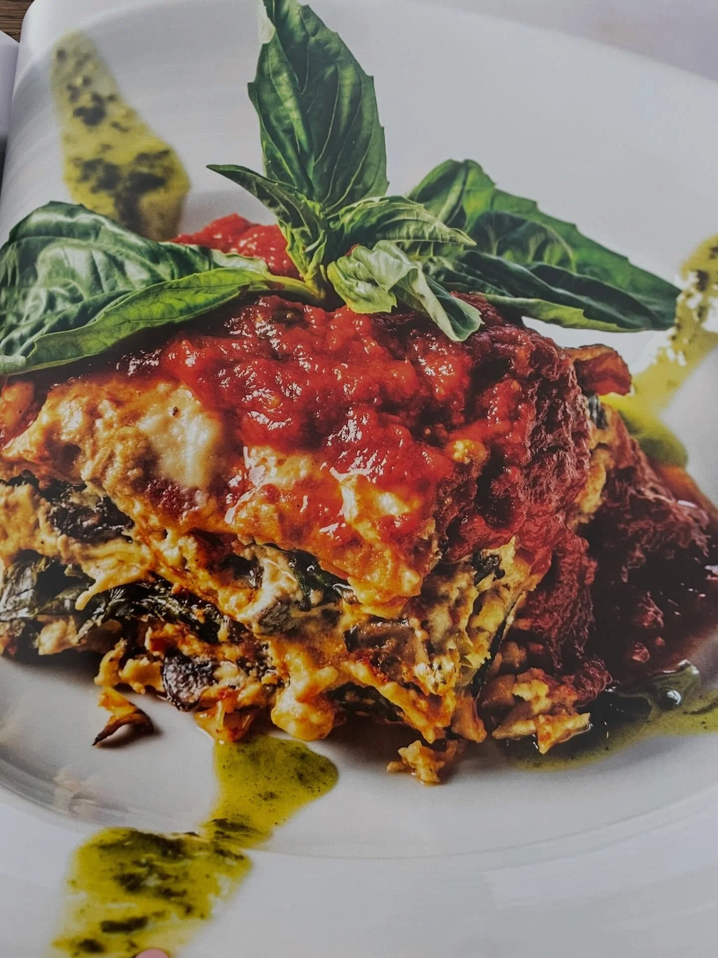 Tomorrow and Tuesday for dine in or take out we will be offering our version of Vegana Italiana&rsquo;s Lasagna Pura. House made cashew ricotta and mozzarella cheeses, layered with cremini mushrooms, spinach, and our marinara sauce as well as gluten 