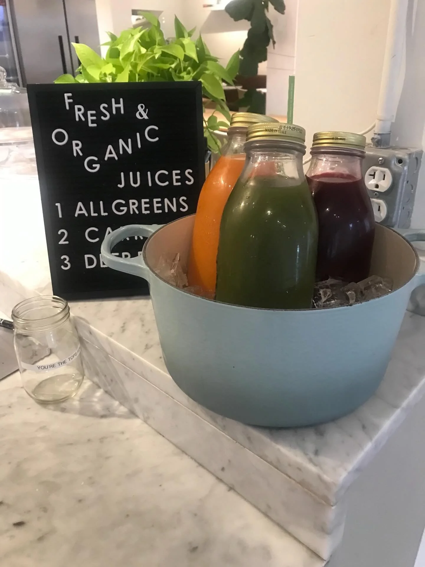Just in time for Jazz Fest 2026, we brought back organic fresh pressed juices. It sometimes feels like juices are so 2015, thanks to our obsession  w protein, alas juices are full of essential minerals and vitamins in the simplest form. No chewing re