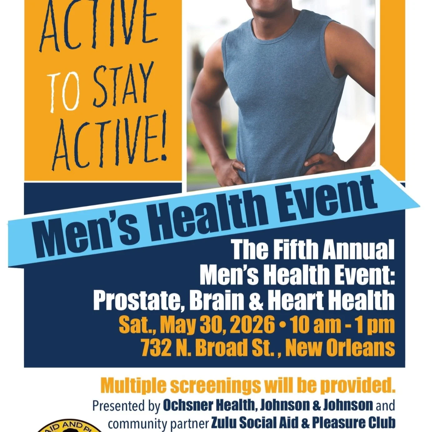 please share with the men in your life who could use access to this free screening event. If deleted early and made aware of their health risks, prevention is key for heart attacks, prostate cancer, strokes