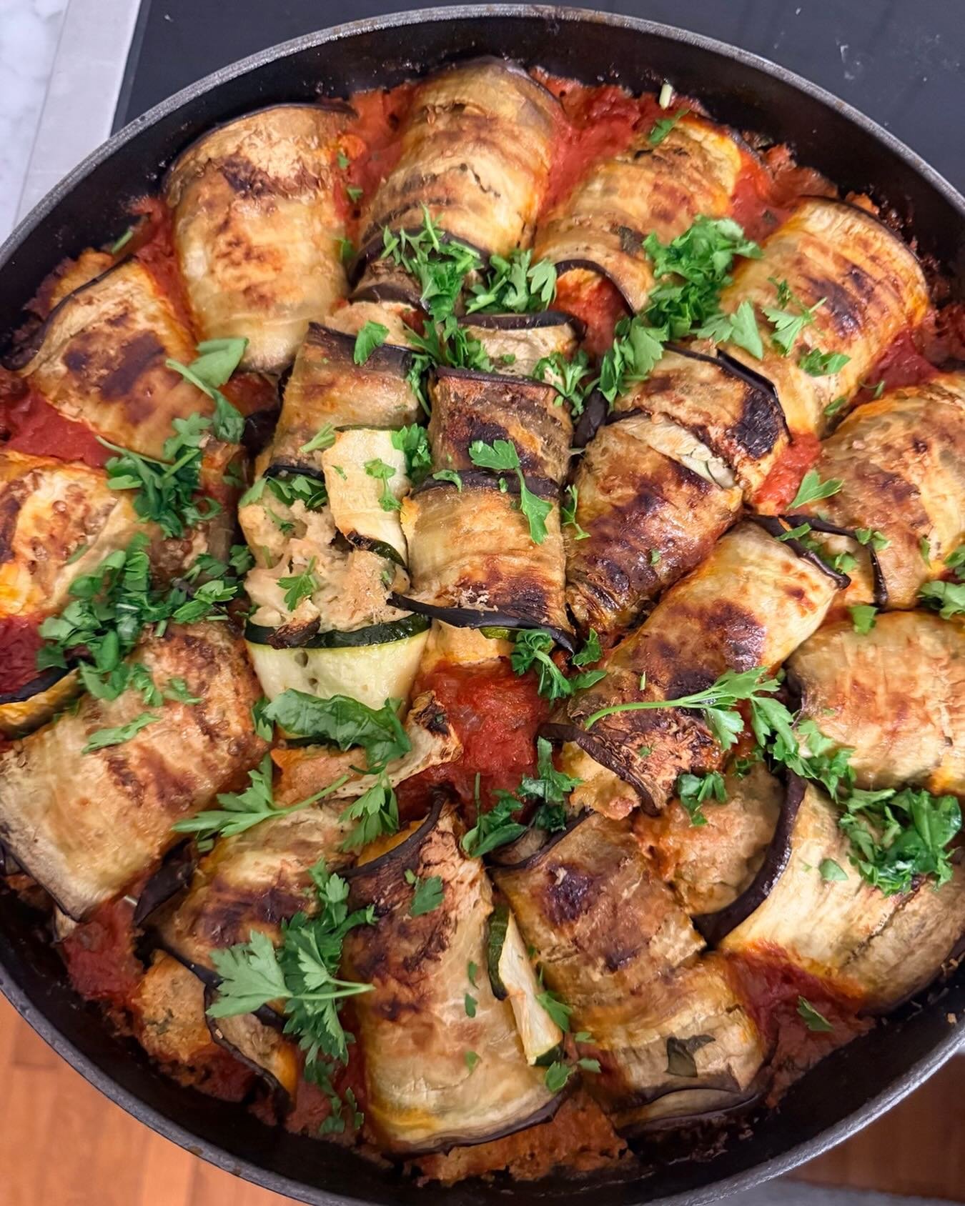 I recently made a batch of Involtini &ldquo;lilttle ones&rdquo;  for a catering order for Support + Feed, and afterwards there were extras which my staff enjoyed trying for the first time. They requested more, as did my husband, so I am back at it. S