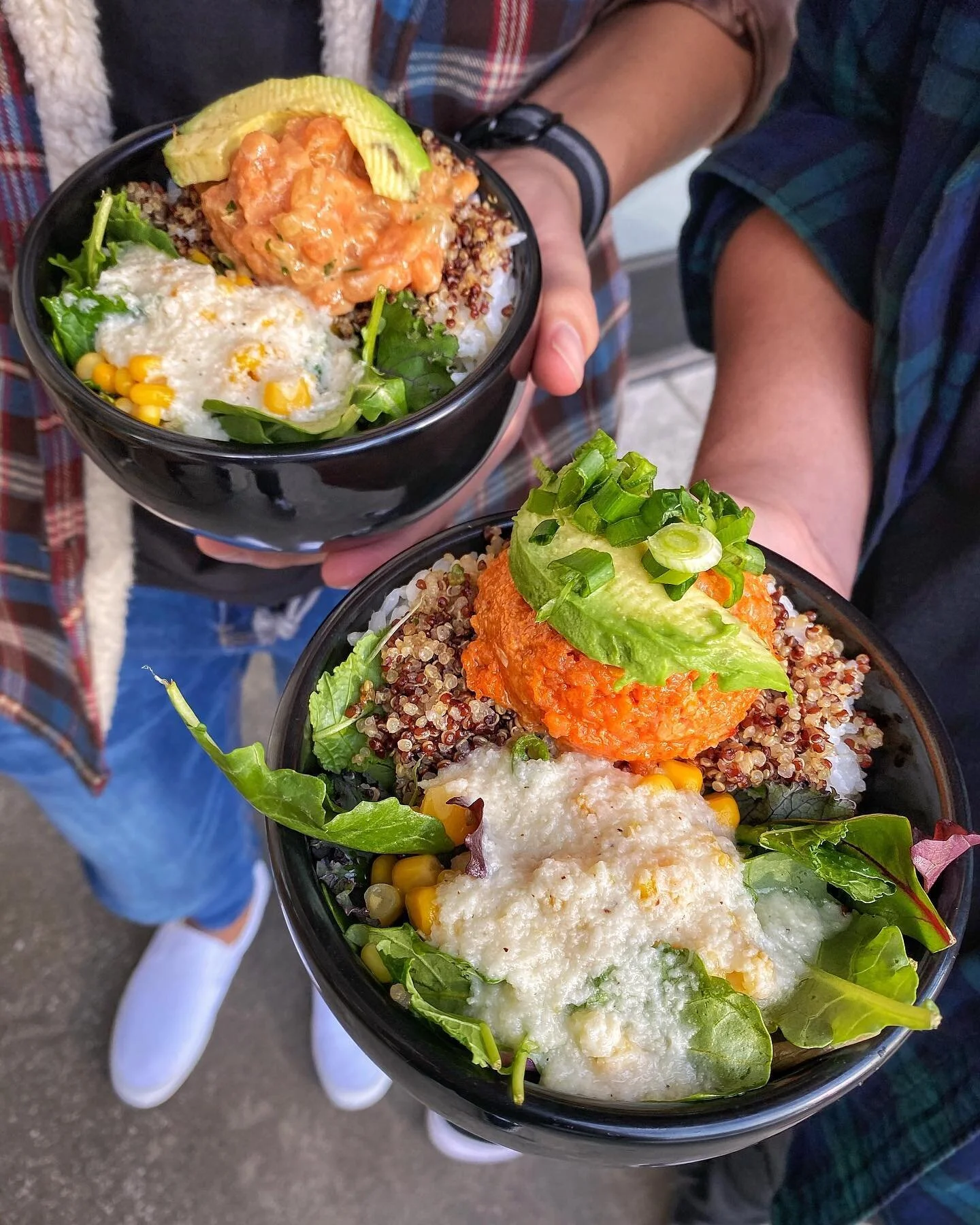If you didn&rsquo;t know, our Irvine location is OPEN for Outside Dining‼️ Swing by for lunch today and have either our Salmon Poke or Spicy Tuna Rice bowl, you know you want to 🔥🍚😉 #hironoriramen