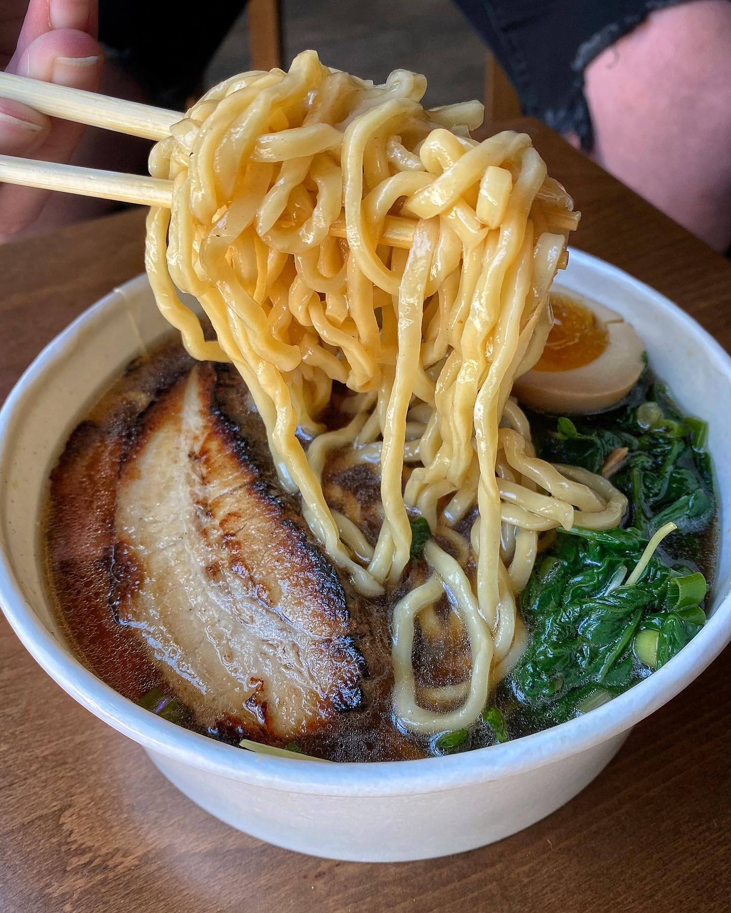 Happy Sunday Funday 🙌 Order takeout or delivery with us today by using the LINK in our our bio and treat yourself to our Shoyu Ramen ramen! 🍜😋 #hironoriramen