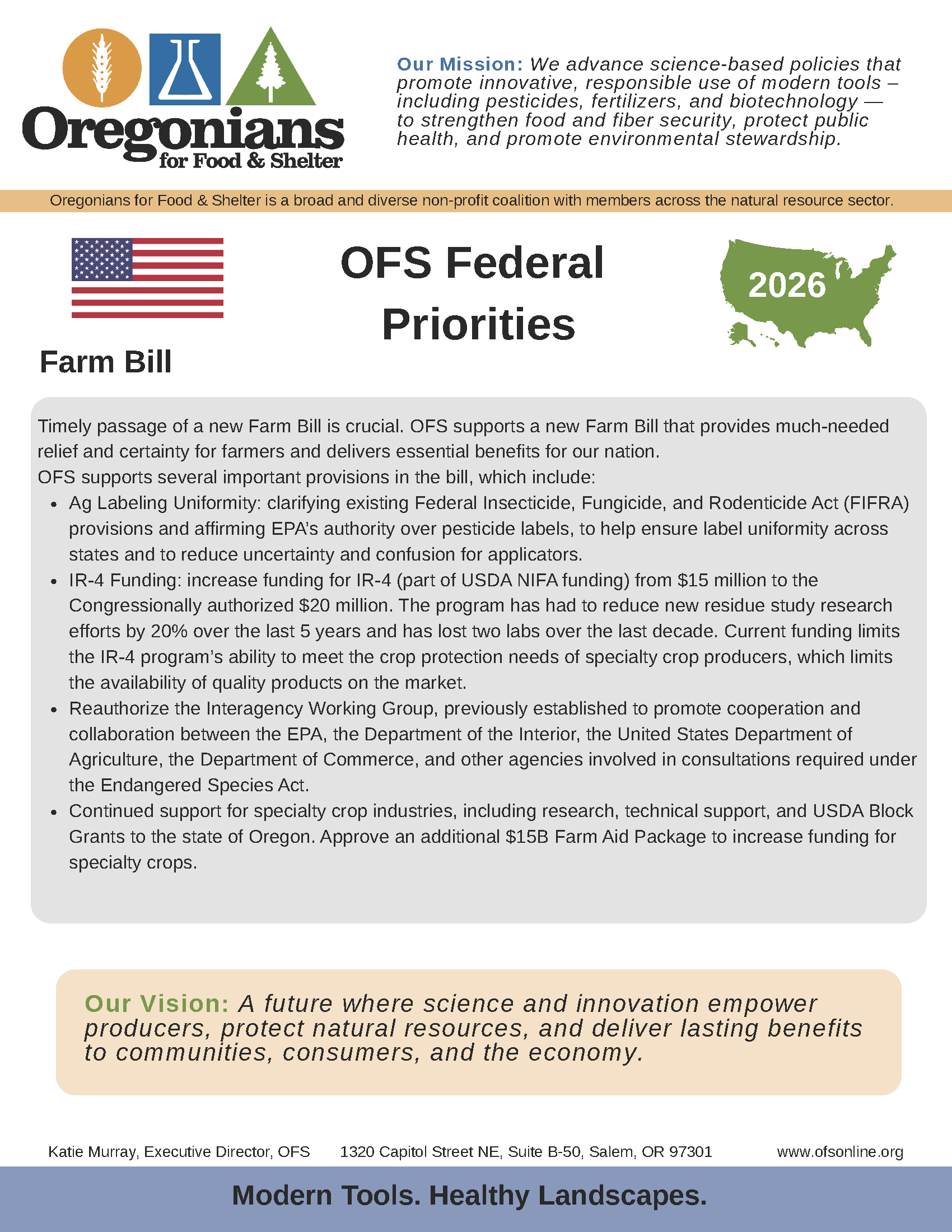 Federal Priorities