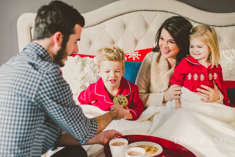 Christmas Morning in Bed