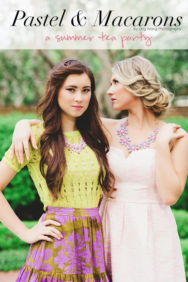 Pastel and Macarons: a Summer Tea Party