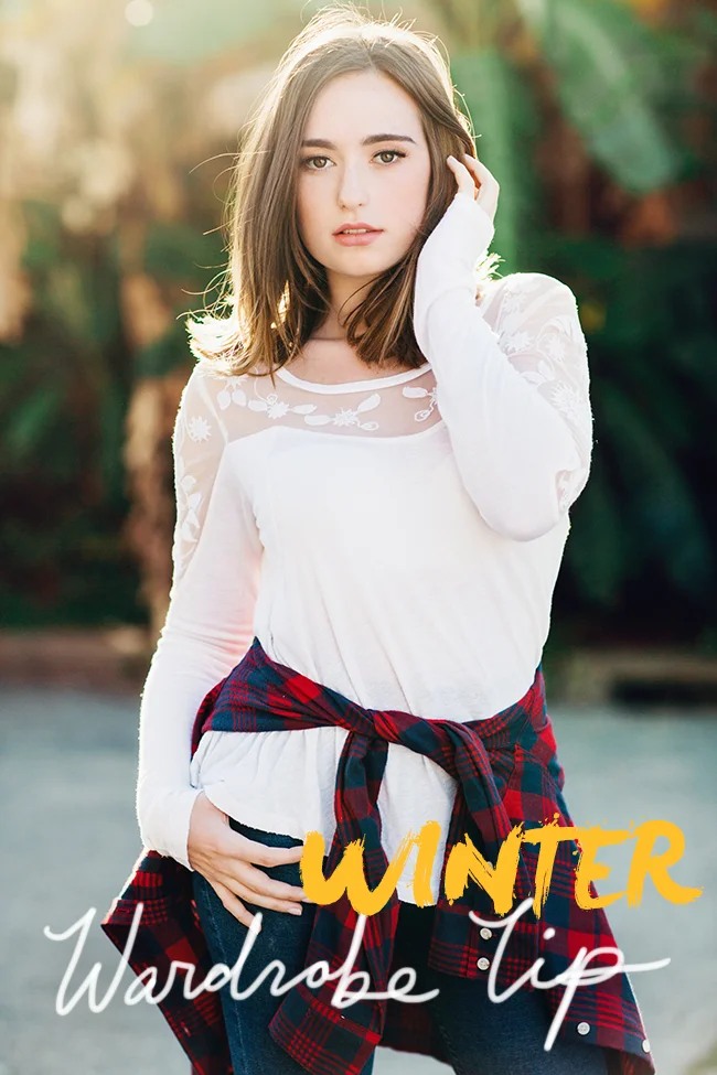 Winter Wardrobe Tip for Photoshoots: Layers