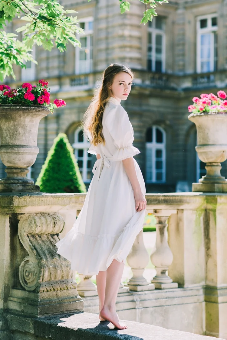 Photoshoot in Paris - Jardin du Luxembourg - Vintage Victorian