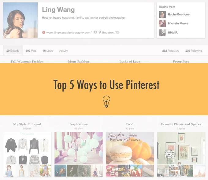 Top 5 Ways to Use Pinterest