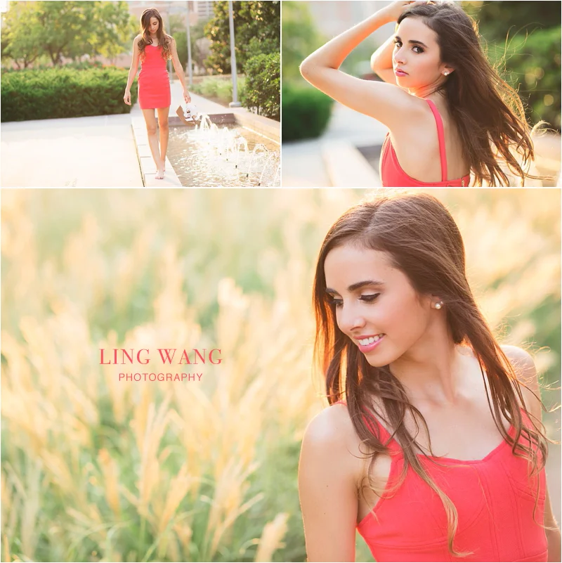 Bailey - Duchesne Academy - Senior Portraits at Discovery Green