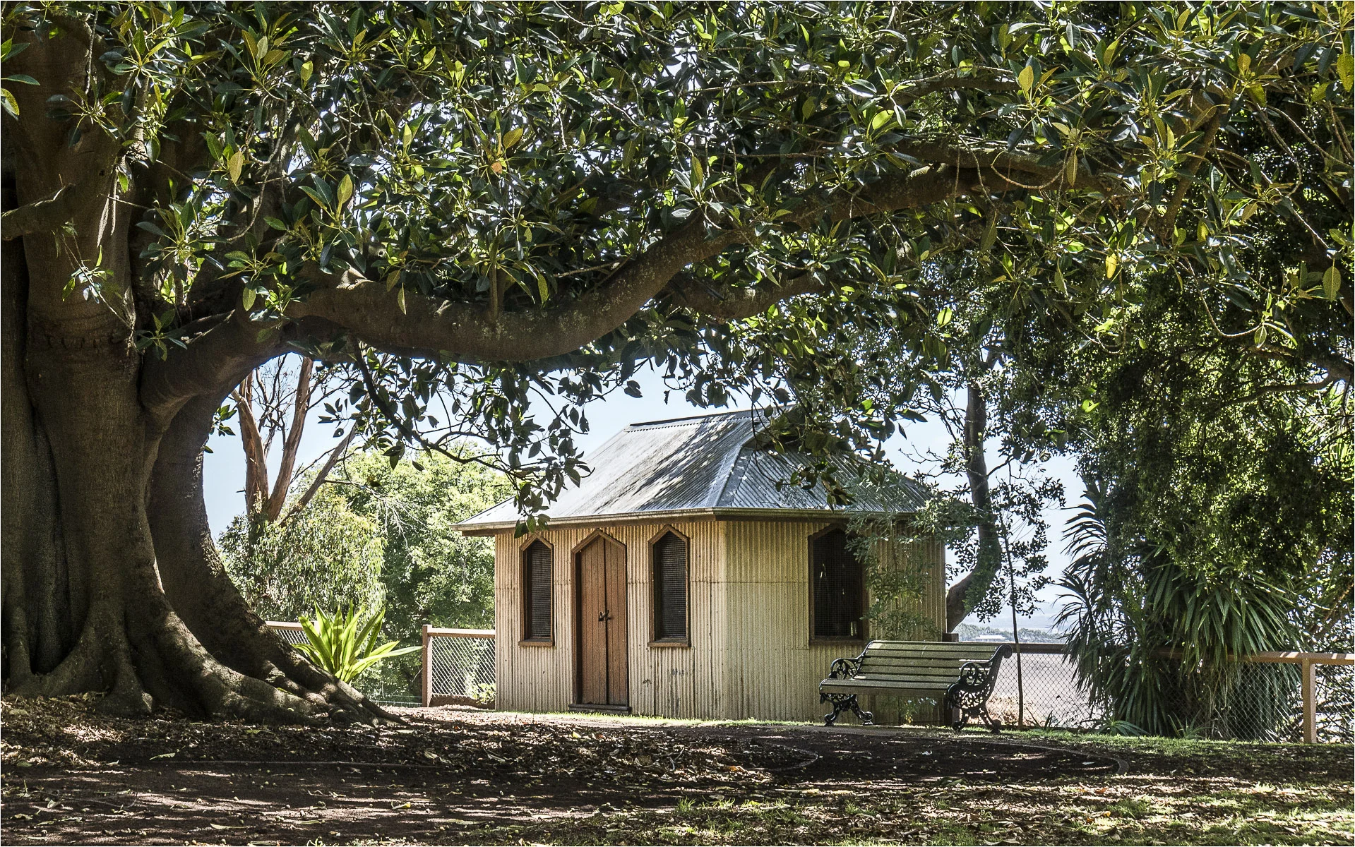 Botanic Garden Shed. Open. Peter Bellmont