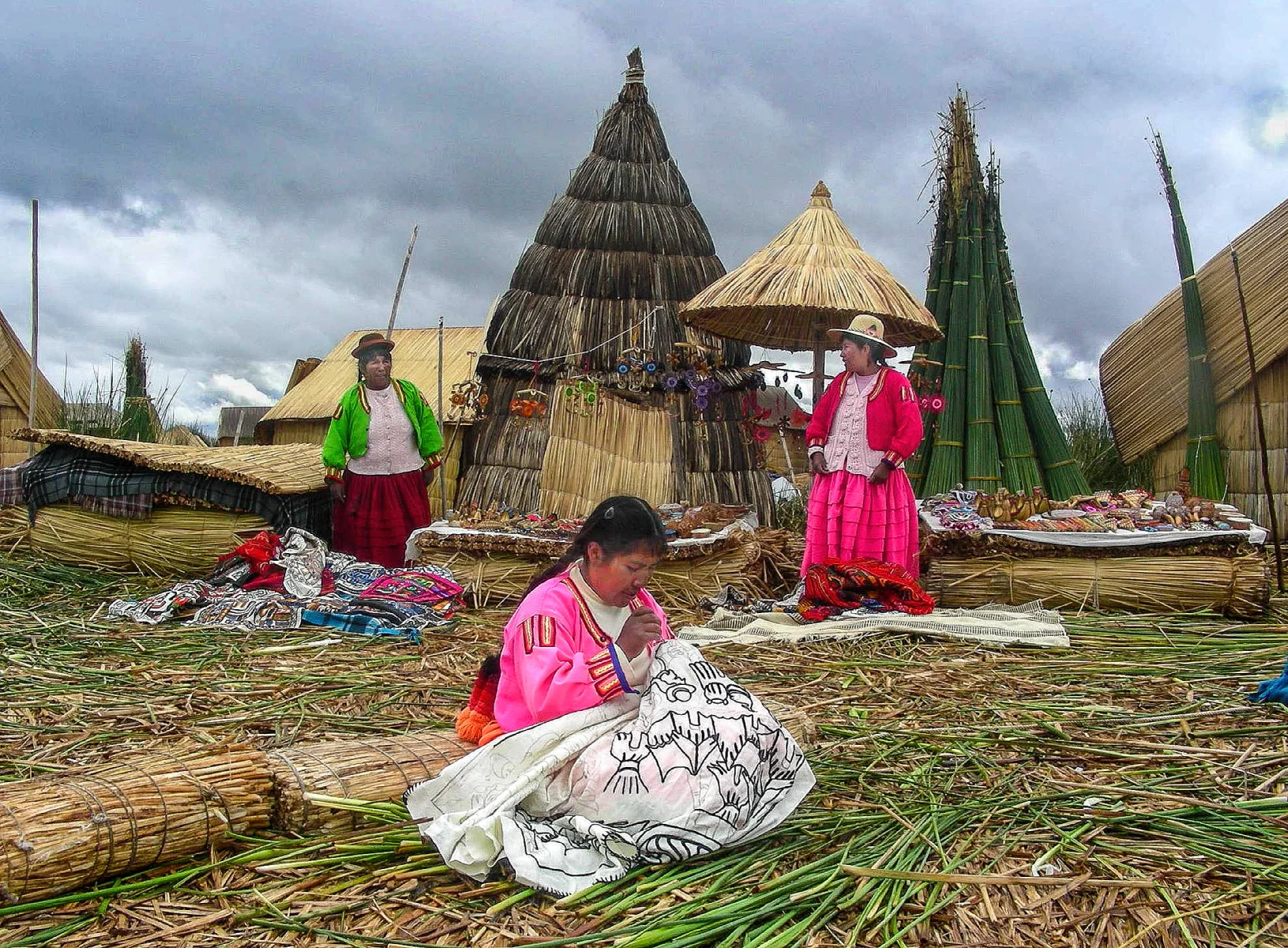 Ladies of Uros Island. Open. Ron Davis