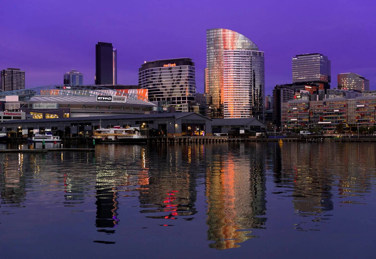 Dockland Harbour by Jannette Blennerhassett