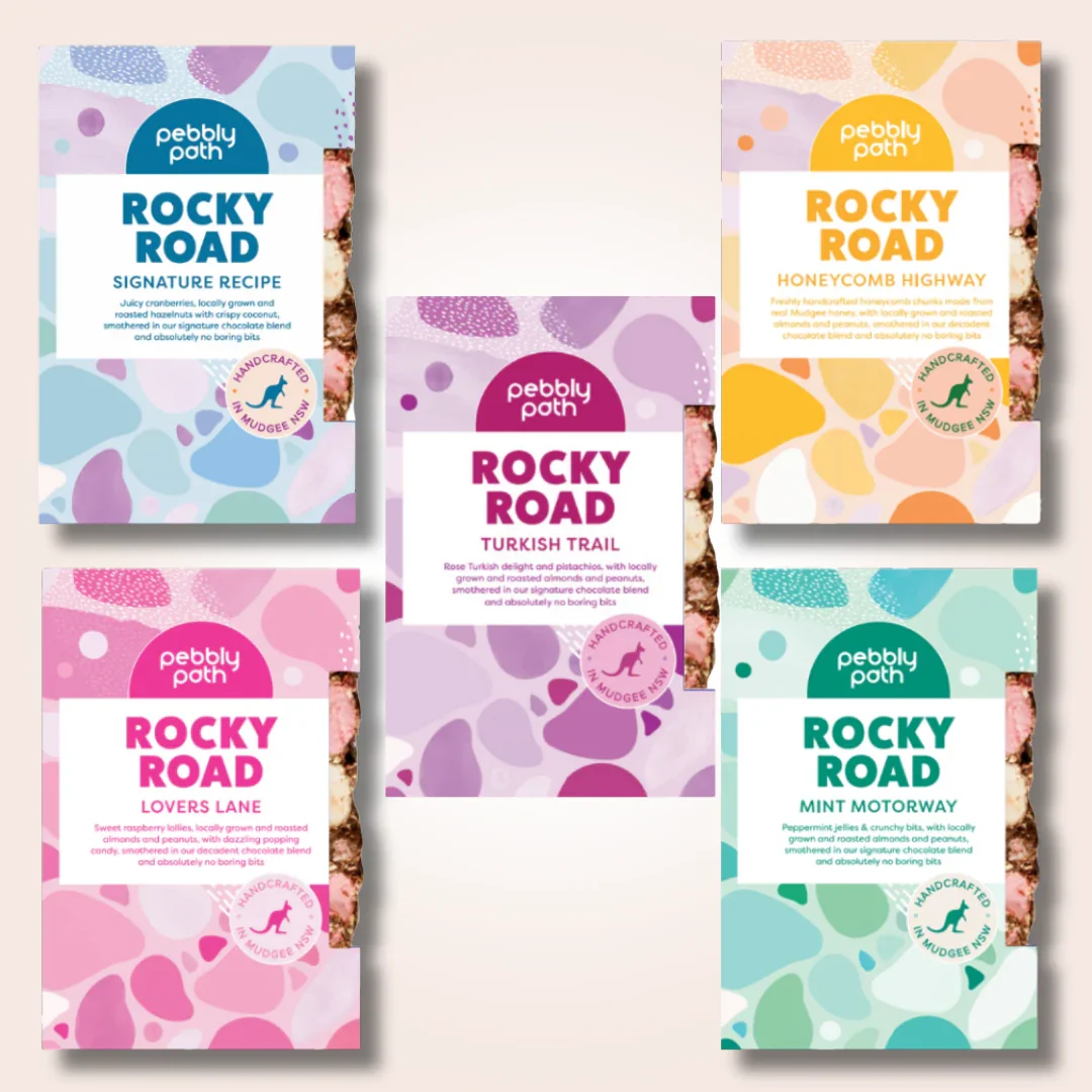 Pebbly Path Rocky Road  Hello Blossom Co. Pty. Ltd