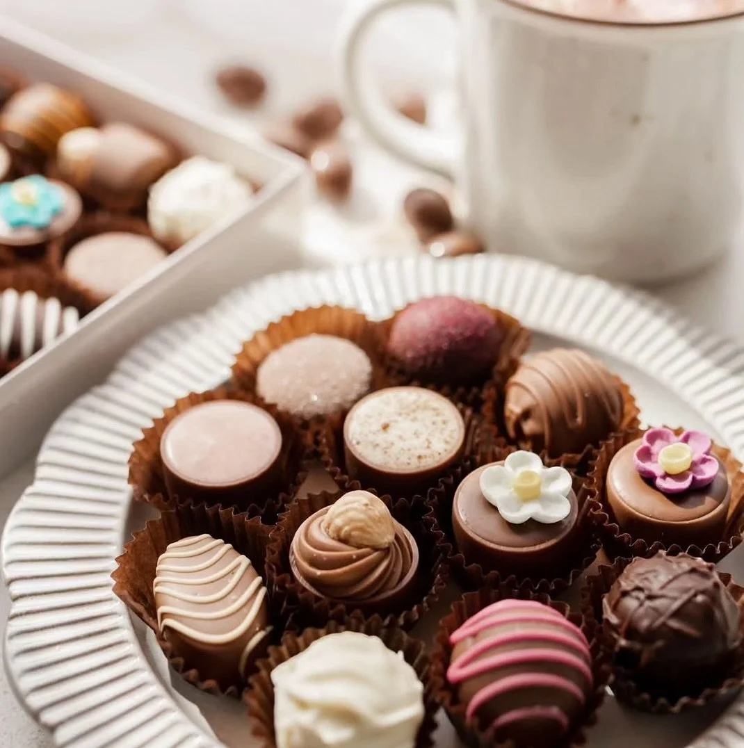 C H O C I L O 

Our favourite and yours 🫶🏽

These Chocilo chocolates are forever a best-seller for a reason &mdash; handcrafted, small-batch, pretty as a picture and dangerously easy to inhale with your morning cuppa.

They&rsquo;re the perfect lit