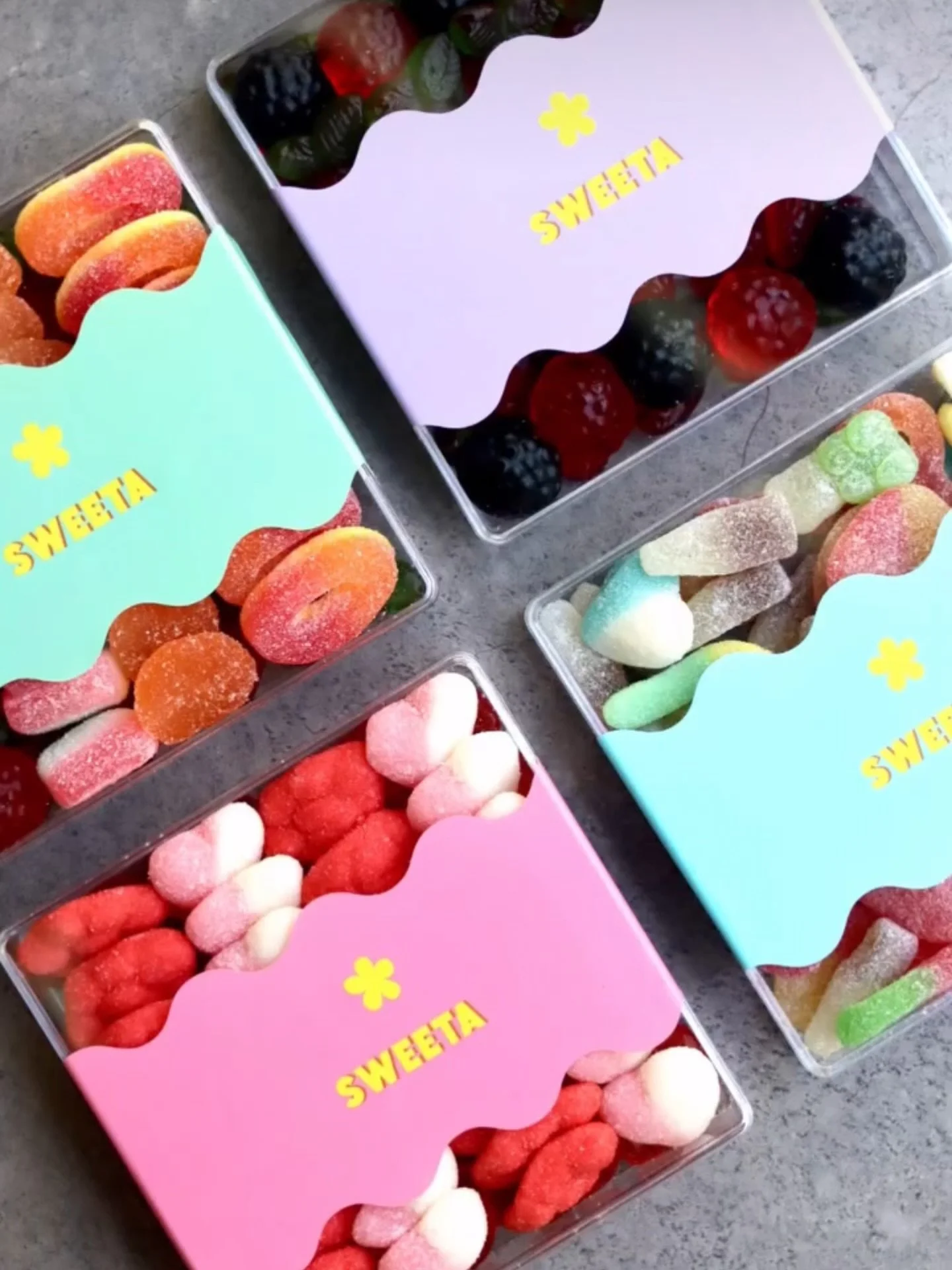 S W E E T A.

How cute are these?!
Bright, fun, pastel perfection&hellip; and filled with the juiciest, softest, most addictive gummies you&rsquo;ll ever get your hands on.

Our brand new Sweeta Lolly Trays are officially in-store and honestly? They&