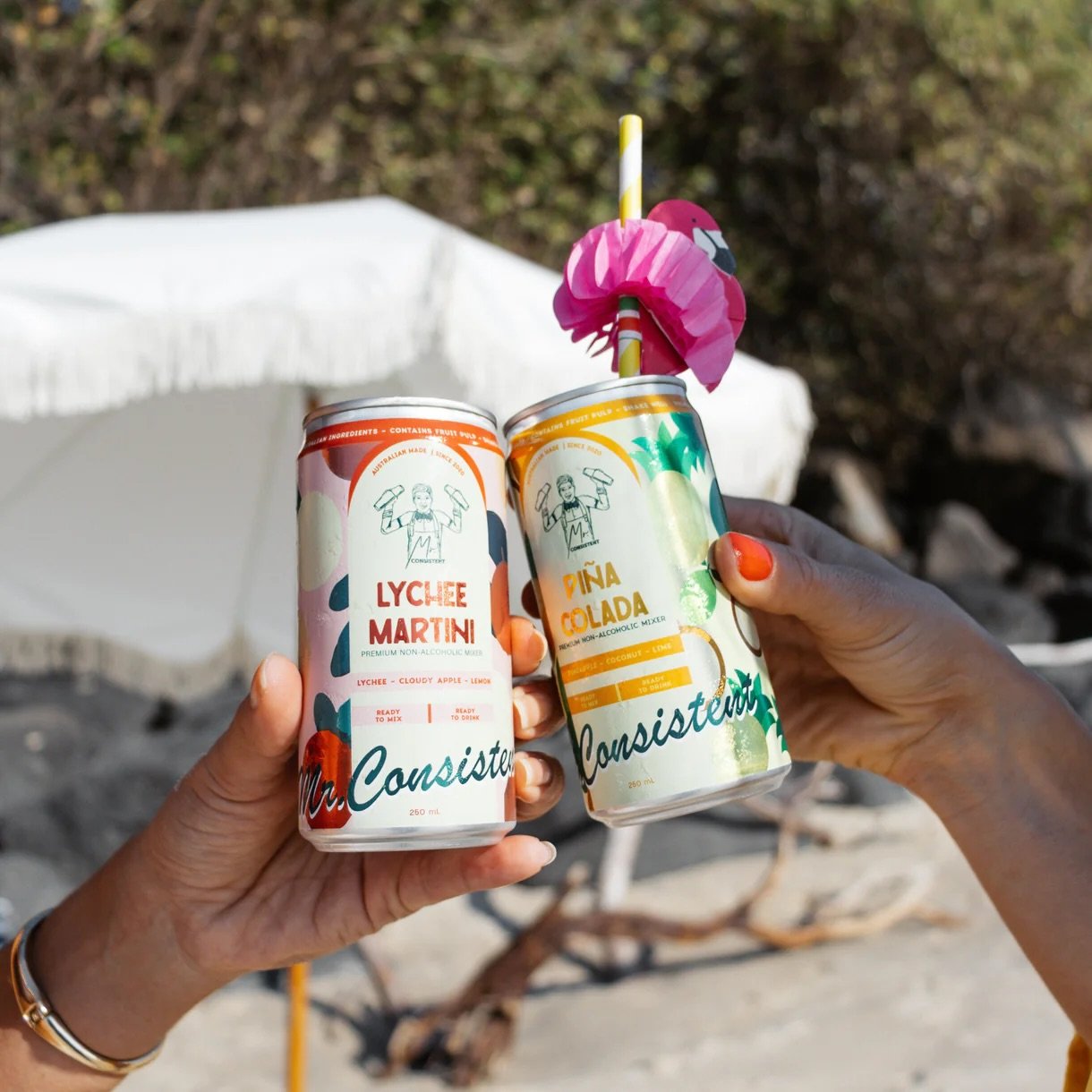 C O C K T A I L S. 

Because honestly? Sometimes you want a boujee drink without needing a full bar cart, three limes, and a YouTube tutorial. These babies are perfect for all your fast paced cocktail moments this silly season.

Enter: Mr Consistent 