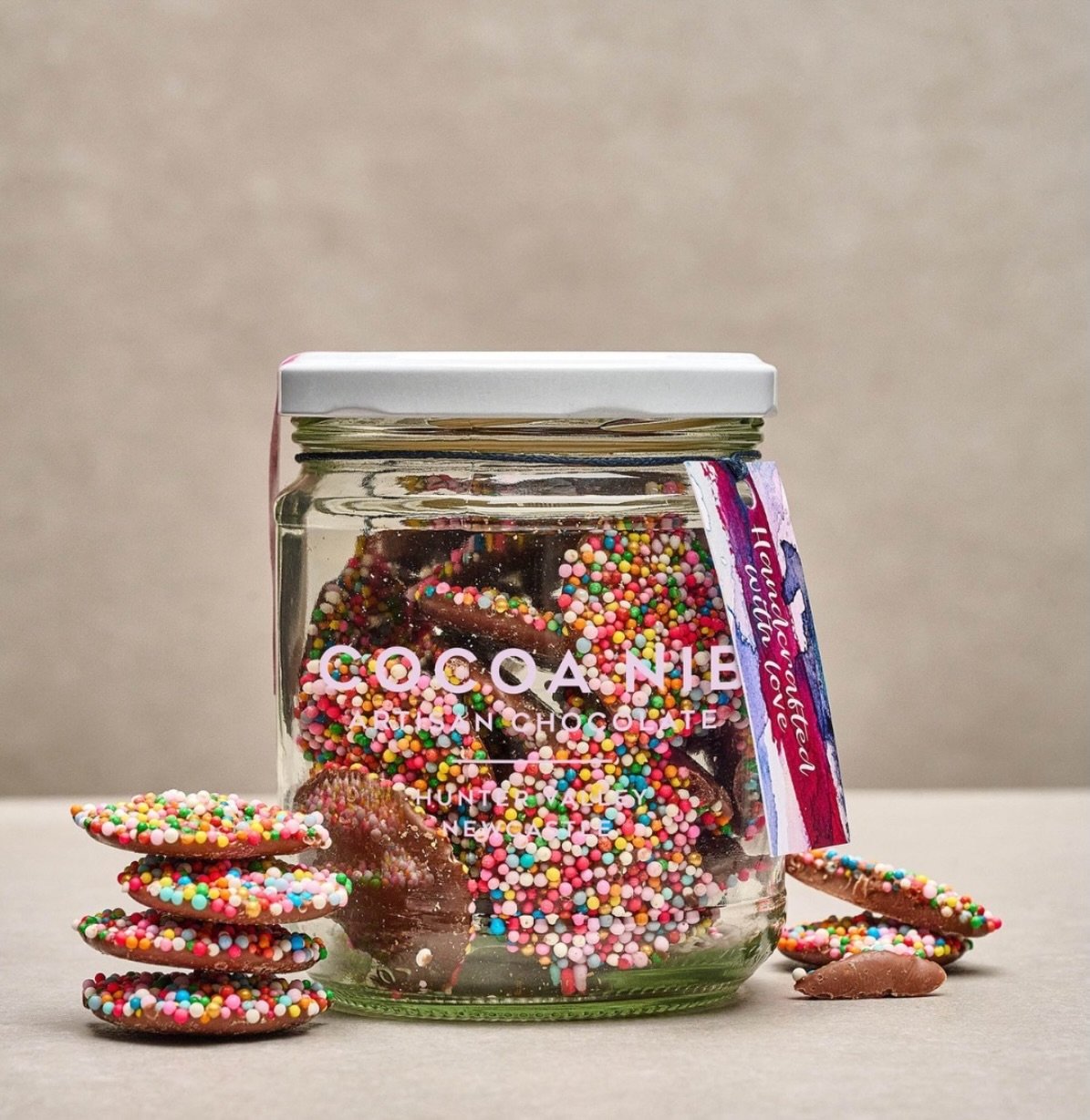 S P E C K L E S. 

If happiness came in a jar&hellip; this would be it 😮&zwj;💨🌈

Our choc speckles are the ultimate throwback treat &mdash; but like, glow-up version. Crunchy, chocolatey, and absolutely LOADED with those iconic rainbow sprinkles (