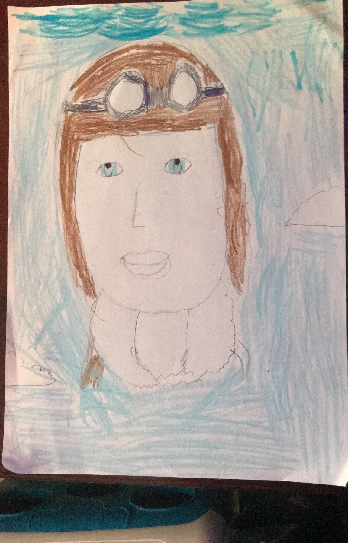 Amelia Earhart Portrait!