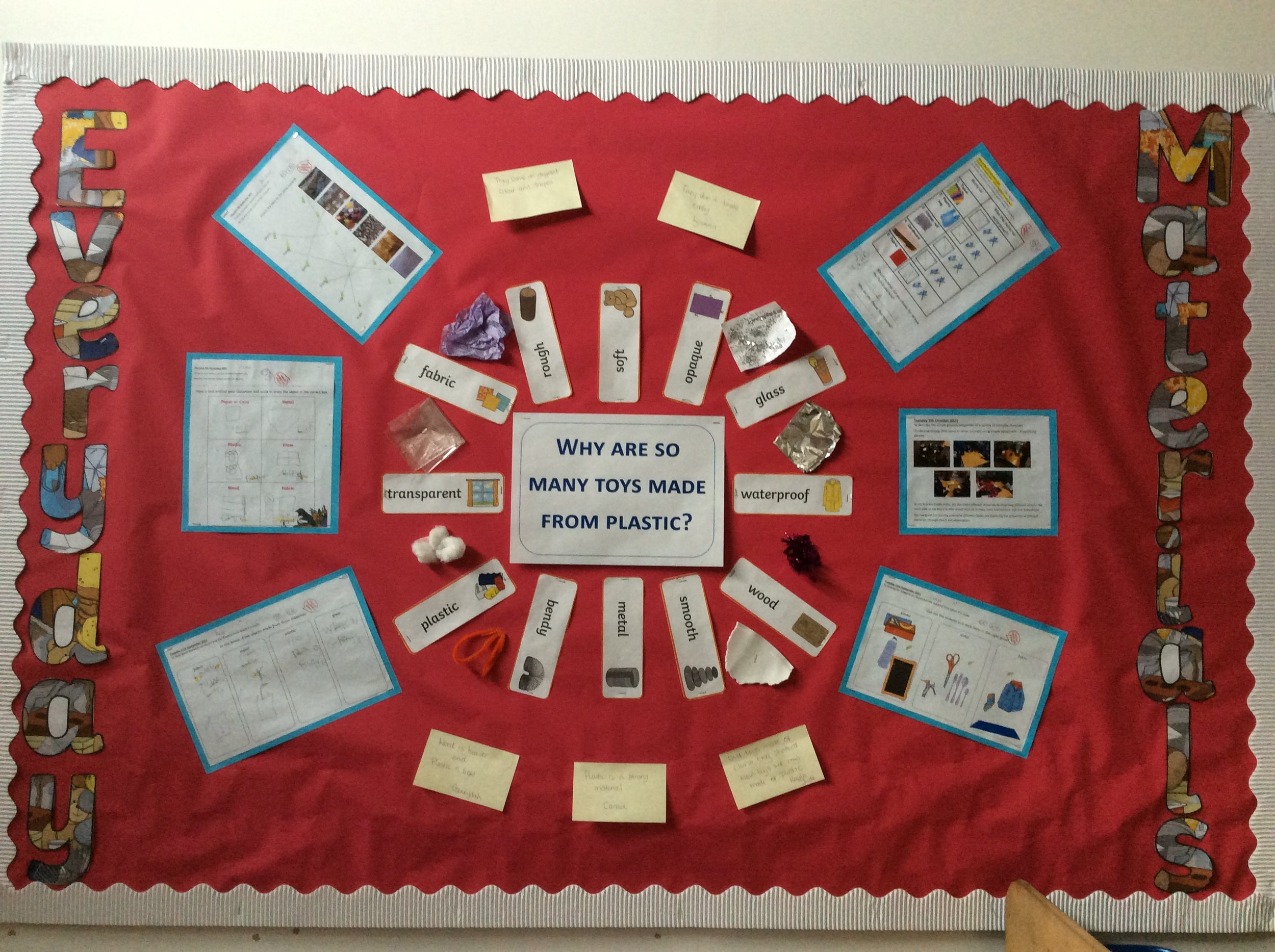 Science - Everyday Materials Display
