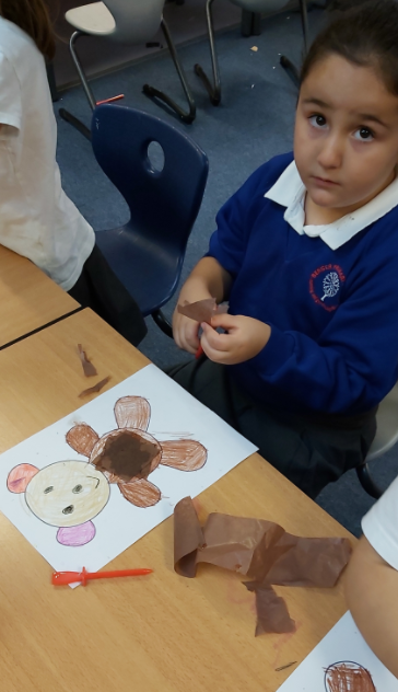 Art - Designing old and new teddy bears.