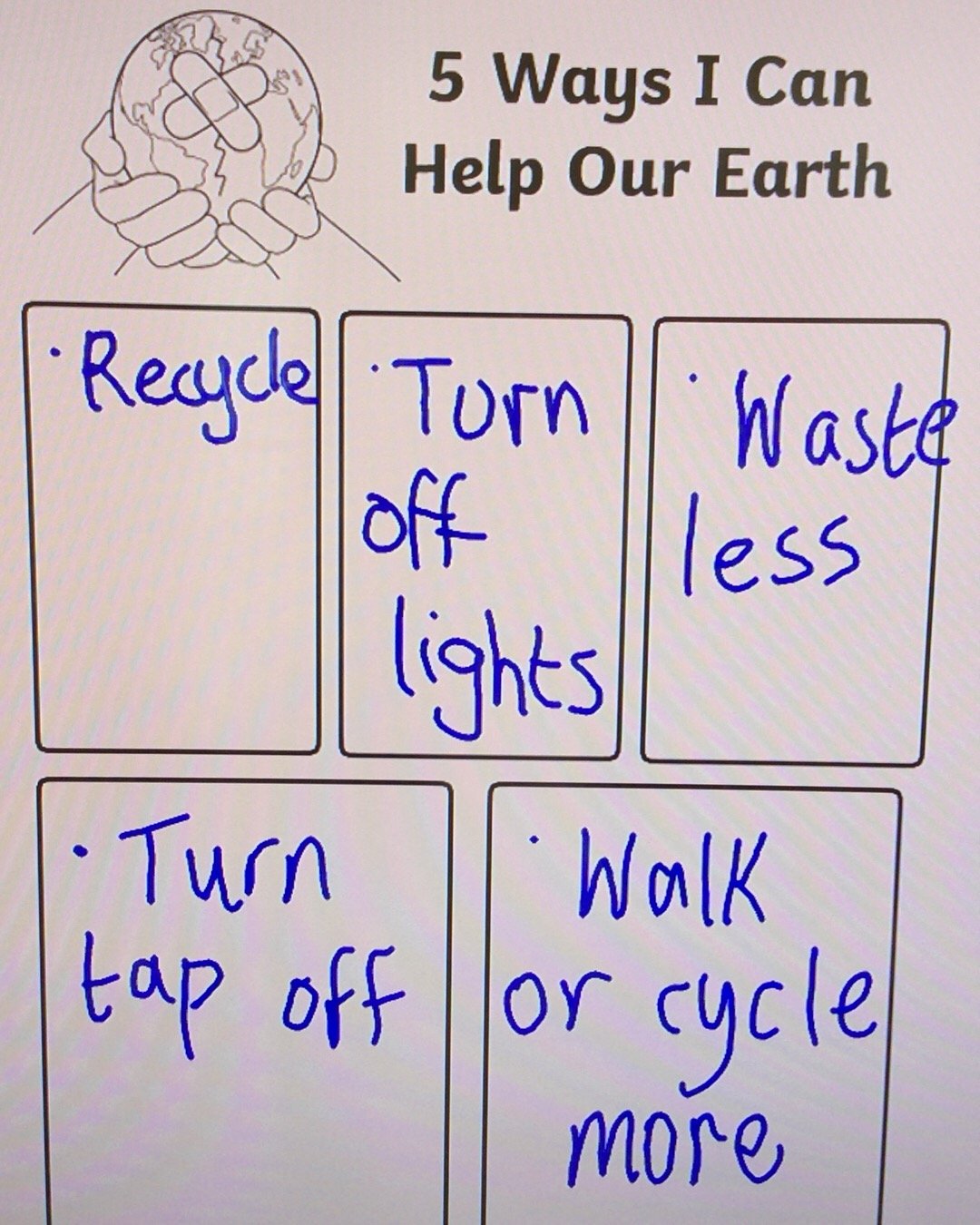 PSHE - Ways We Can Look After The Environment!