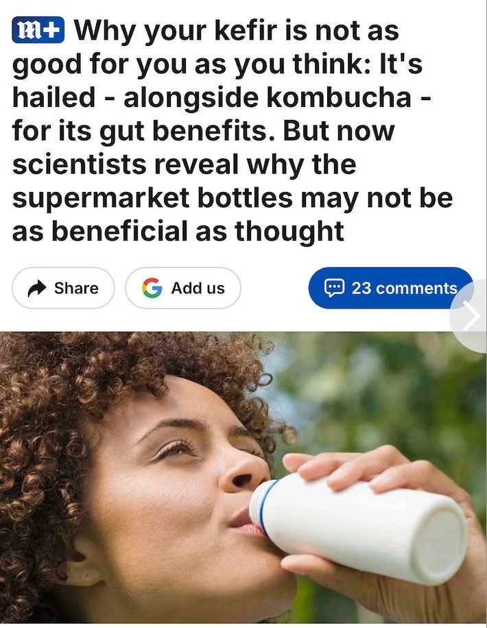 &ldquo;KOMBUCHA&rdquo; SOLD IN SUPERMARKETS IS KOMBUCHA-IN-NAME-ONLY. STOP FAKING IT!

More and more press and media are exposing the industrialised fermentation rip-off&mdash; and cautioning against shallow variants that are displayed in the ambient