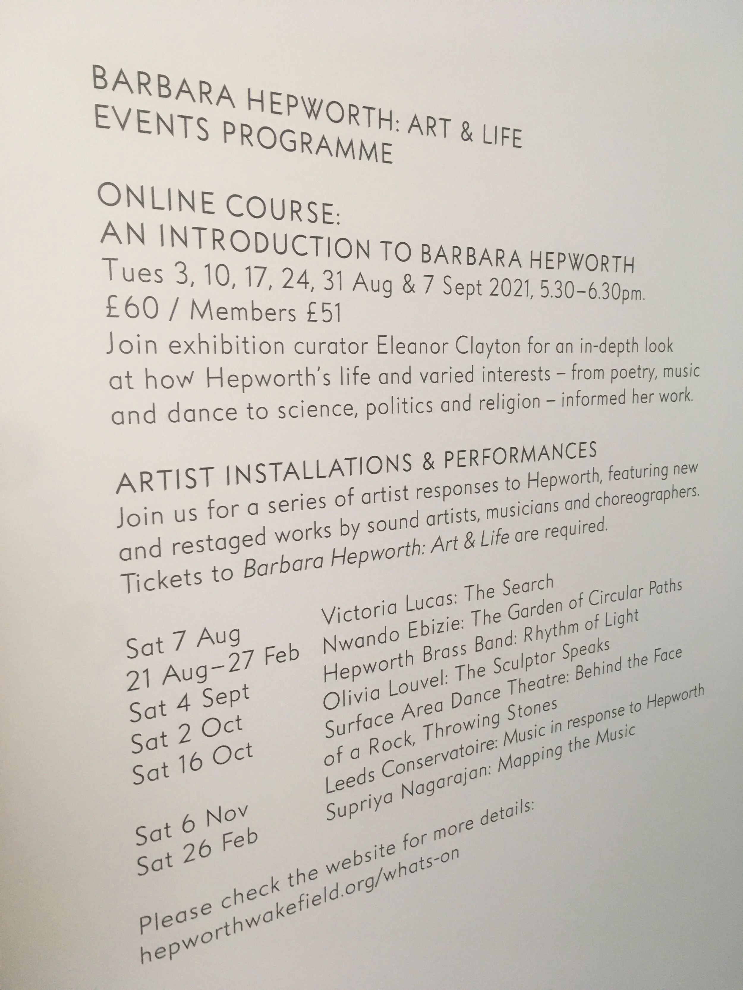 At The Hepworth Wakefield