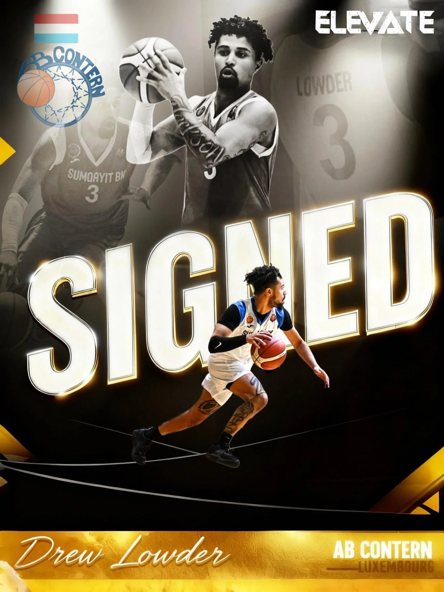 🚨 SIGNED 🚨

Elevate is excited to announce that Drew Lowder has signed with @ab_contern in Luxembourg for the 2025/2026 season 📈🇱🇺

@cheatcodedruzi played two seasons at Cleveland State, where he became a true floor general and steady perimeter 