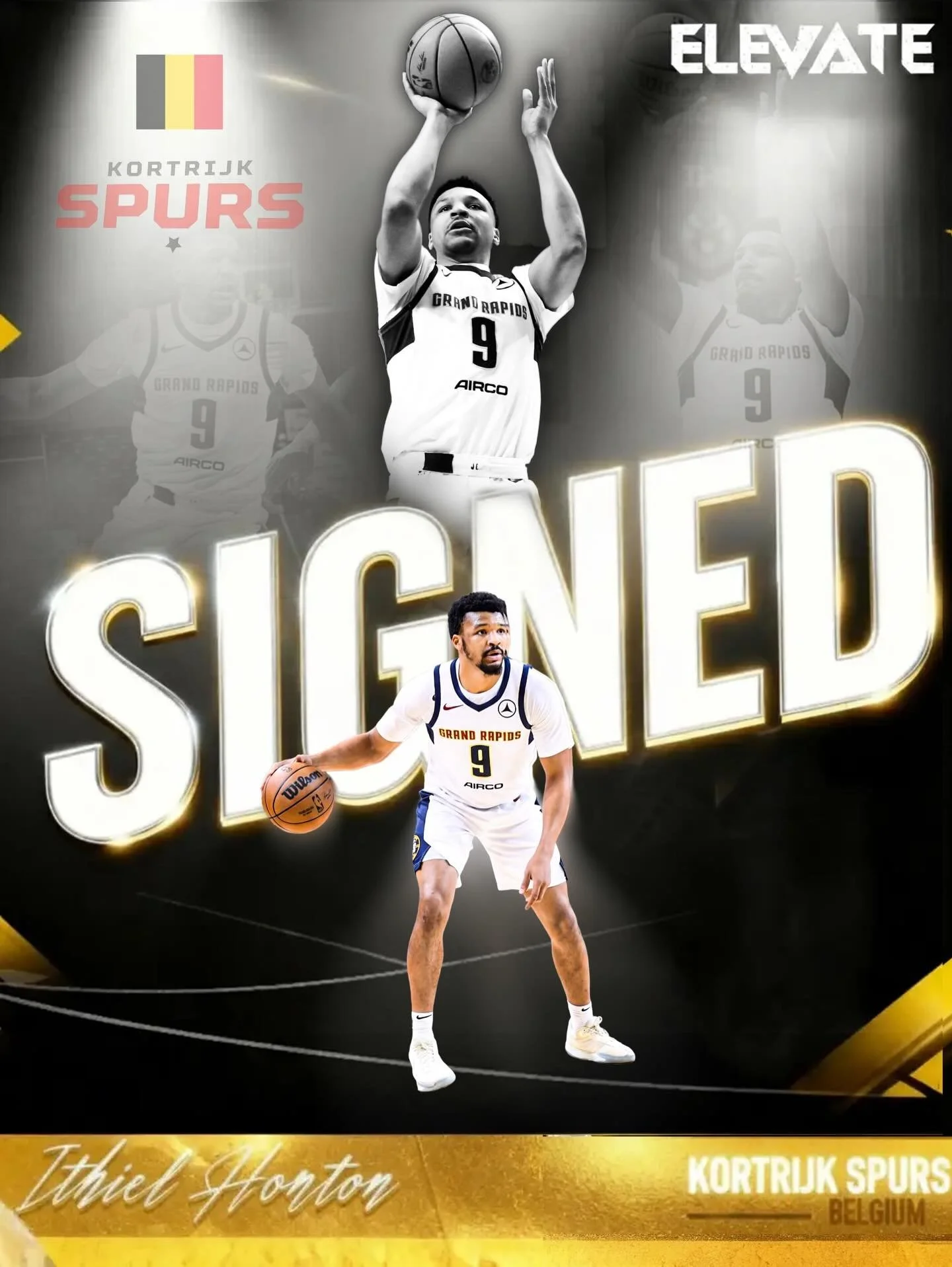 🚨 Ithiel Horton Signs in Belgium! 🇧🇪
Spurs Kortrijk | BNXT League | 2025&ndash;2026 Season

@_ithiell The 6&rsquo;5 scoring &amp; playmaking guard has officially signed with Spurs Kortrijk in the highly competitive BNXT League for the 2025&ndash;2