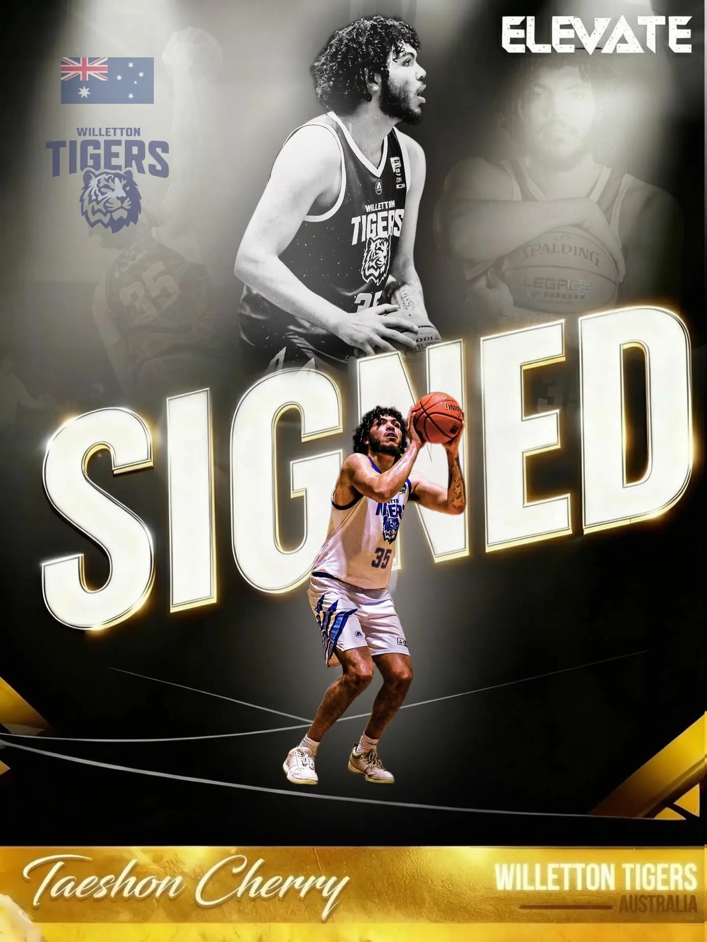 🚀 Re-Signed 🇦🇺

Elevate is proud to announce that Taeshon Cherry is returning to the Willetton Tigers for the 2026 NBL1 West season! 🔥

@tgotae is coming off a breakout 2025 campaign with @willetton_tigers, where he established himself as one of 