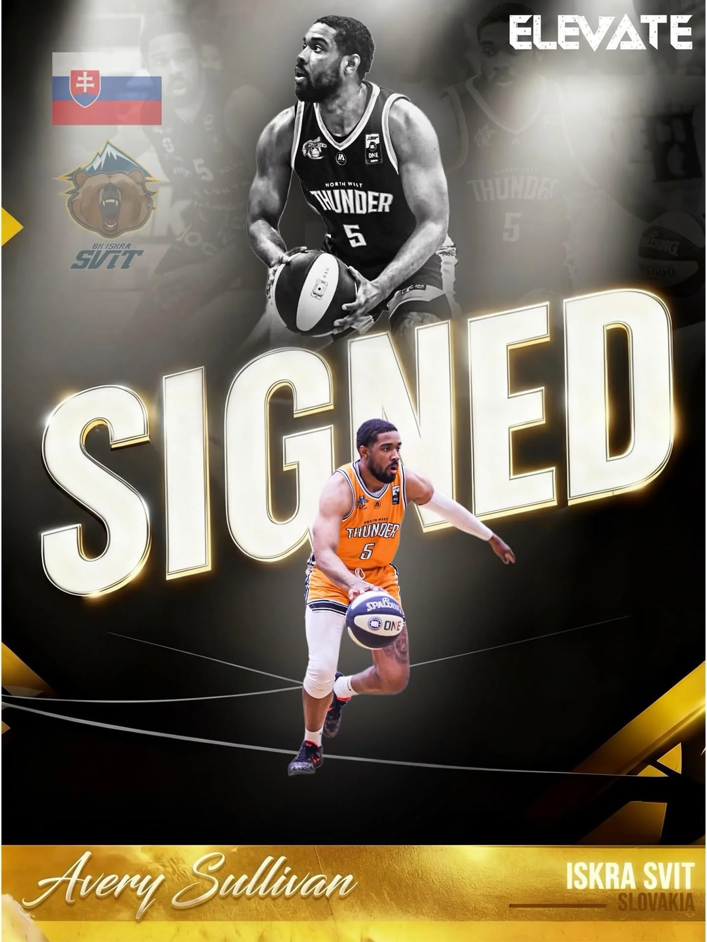 🚨 SIGNED 🚨
Elevate Sports Alliance is proud to announce that Avery Sullivan has signed with Iskra Svit for the 2025&ndash;26 season. The 6&rsquo;8 power forward continues his strong international rise, bringing toughness, rebounding dominance, and 