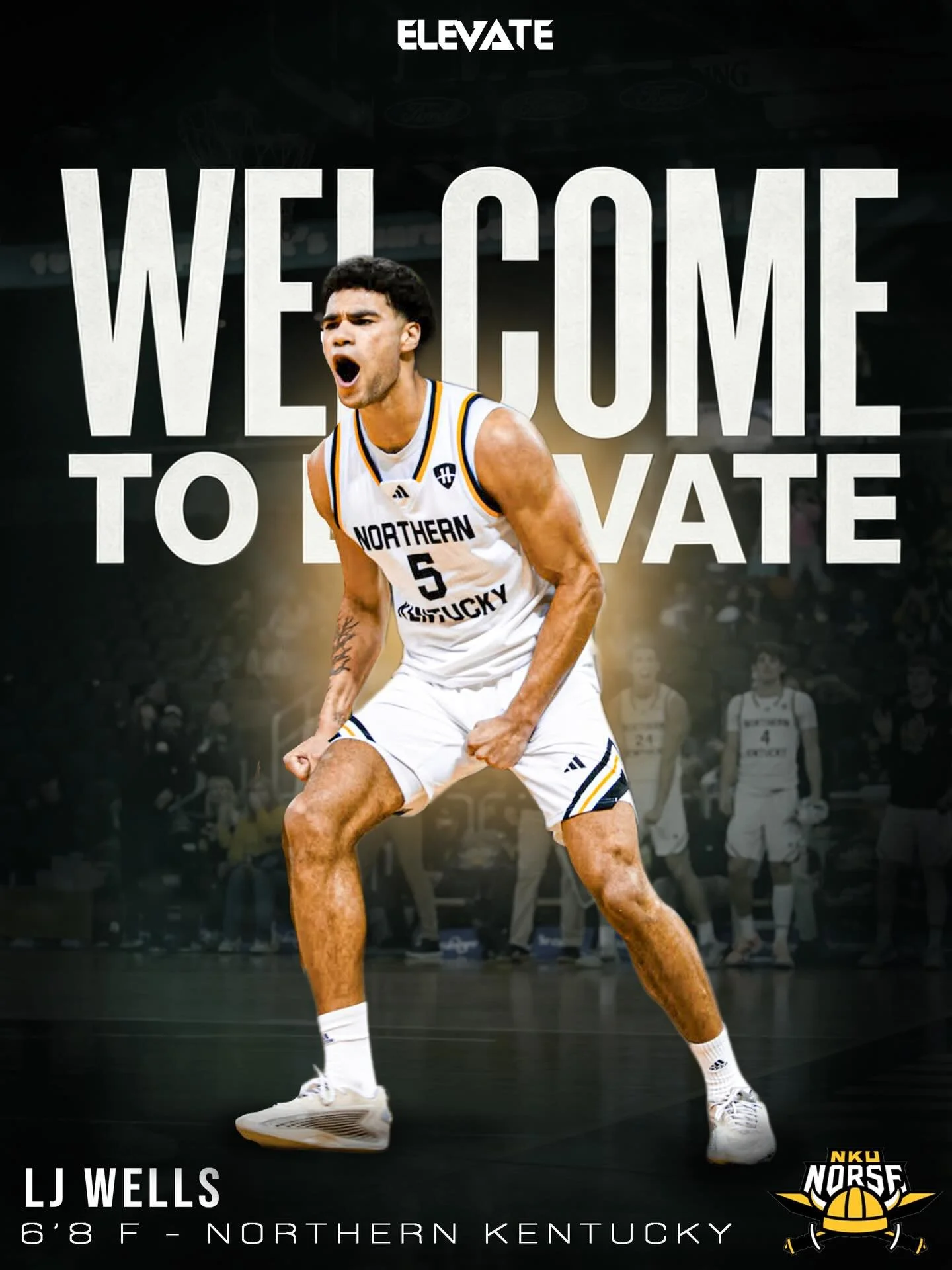 Elevate Sports Alliance is proud to welcome LJ Wells, a 6&rsquo;8 Forward out of Northern Kentucky University 🚨

@LJ_Wells isn&rsquo;t just a high-level athlete he&rsquo;s a matchup problem who spent this year rewriting his scouting report. He carri
