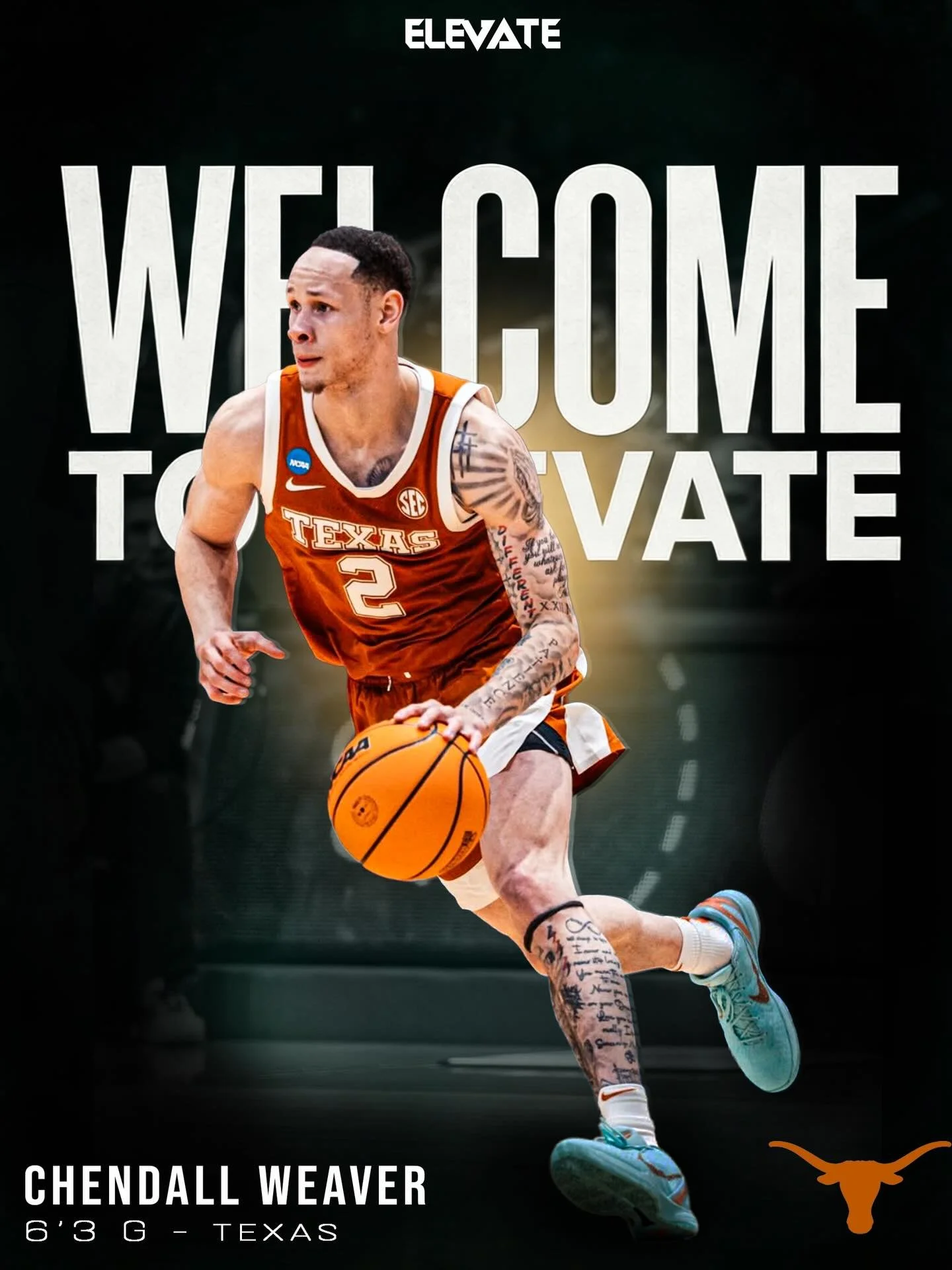 Elevate Alliance is proud to welcome Chendall Weaver, a 6&rsquo;3 Guard out of the University of Texas Longhorns🚨

World class athleticism, the defensive grit is second to none, and the overall game is hitting its peak at exactly the right time! He&