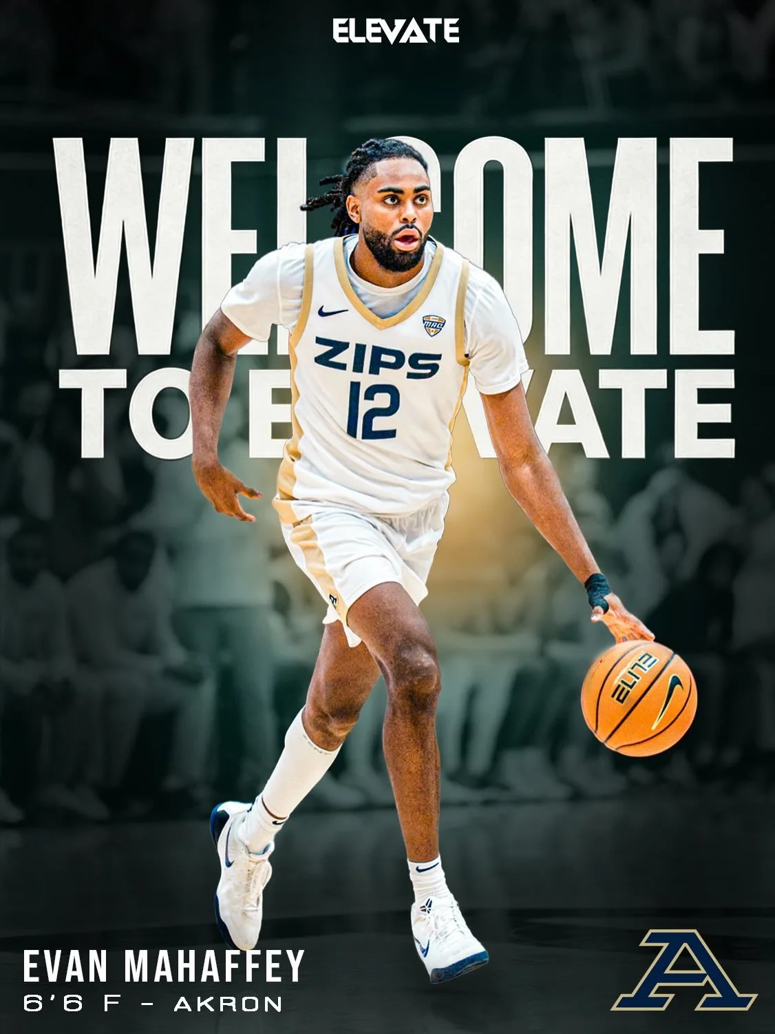 Elevate Sports Alliance is proud to welcome Evan Mahaffey, a 6&rsquo;6 Wing out of the University of Akron 🔥

@evan_.mahaffey is a competitive, high-IQ playmaker who impacts the game across the board. With his size, feel, and toughness, he&rsquo;s a