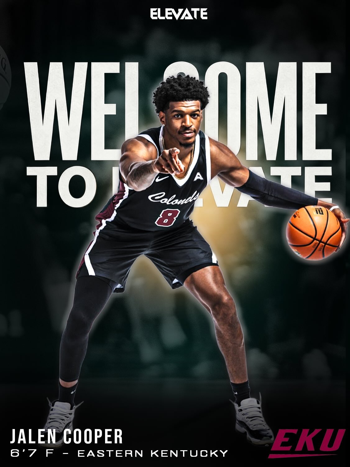 Elevate Alliance is proud to welcome Jalen Cooper, a physical forward out of Eastern Kentucky University 🚀

@jaycoop1_ brings a defensive-minded approach with a strong frame and a intense motor that shows up every possession. He&rsquo;s built his ga
