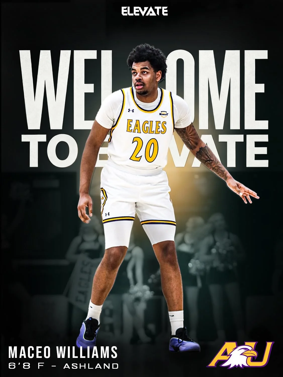 Elevate Alliance is proud to welcome Maceo Williams, a dominant 6&rsquo;7&rdquo; forward out of Ashland University 🚀

@MaceoWilliams brings a championship background and an elite, high-IQ game to the Elevate family. A back-to-back Conference Player 