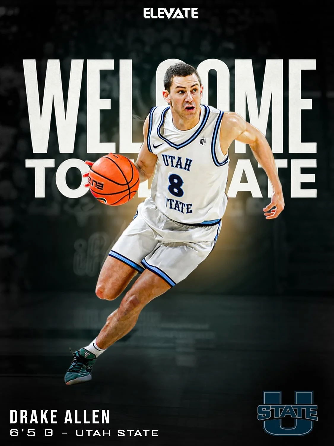Elevate Sports Alliance is proud to welcome Drake Allen, a 6&rsquo;5 Guard out of Utah State 🚀

@drake.allen8 is an elite-level playmaker and a triple-double waiting to happen every time he steps on the floor. He is one of the toughest guards in col