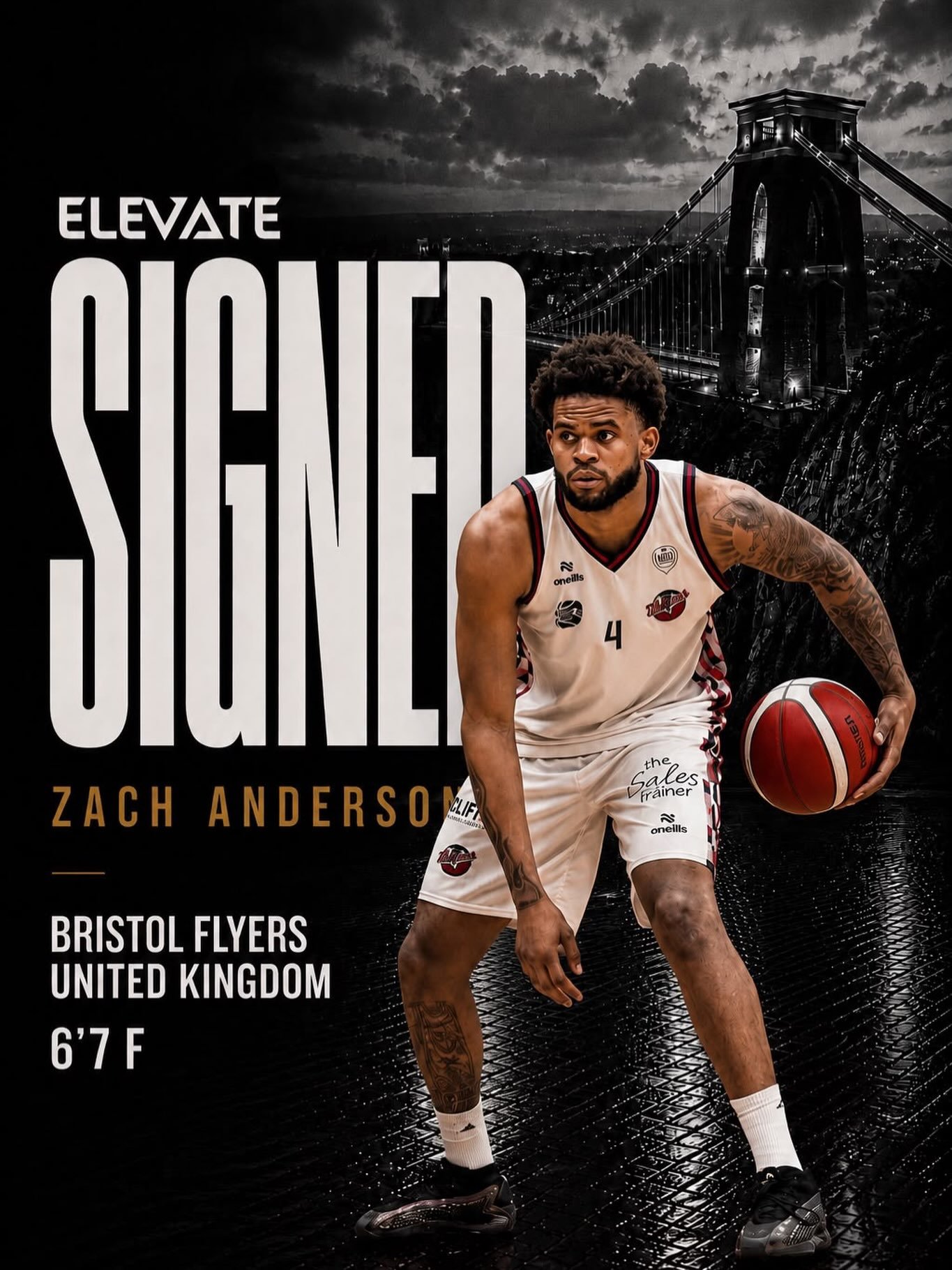 ZACH ANDERSON | BRISTOL FLYERS 

Signed. @zach10anderson is back with @bristolflyers for the 2026-27 season. Ready to make a huge impact in year 2 of his professional career with one of the UK&rsquo;s top teams in @superleaguebasketballm and in inter