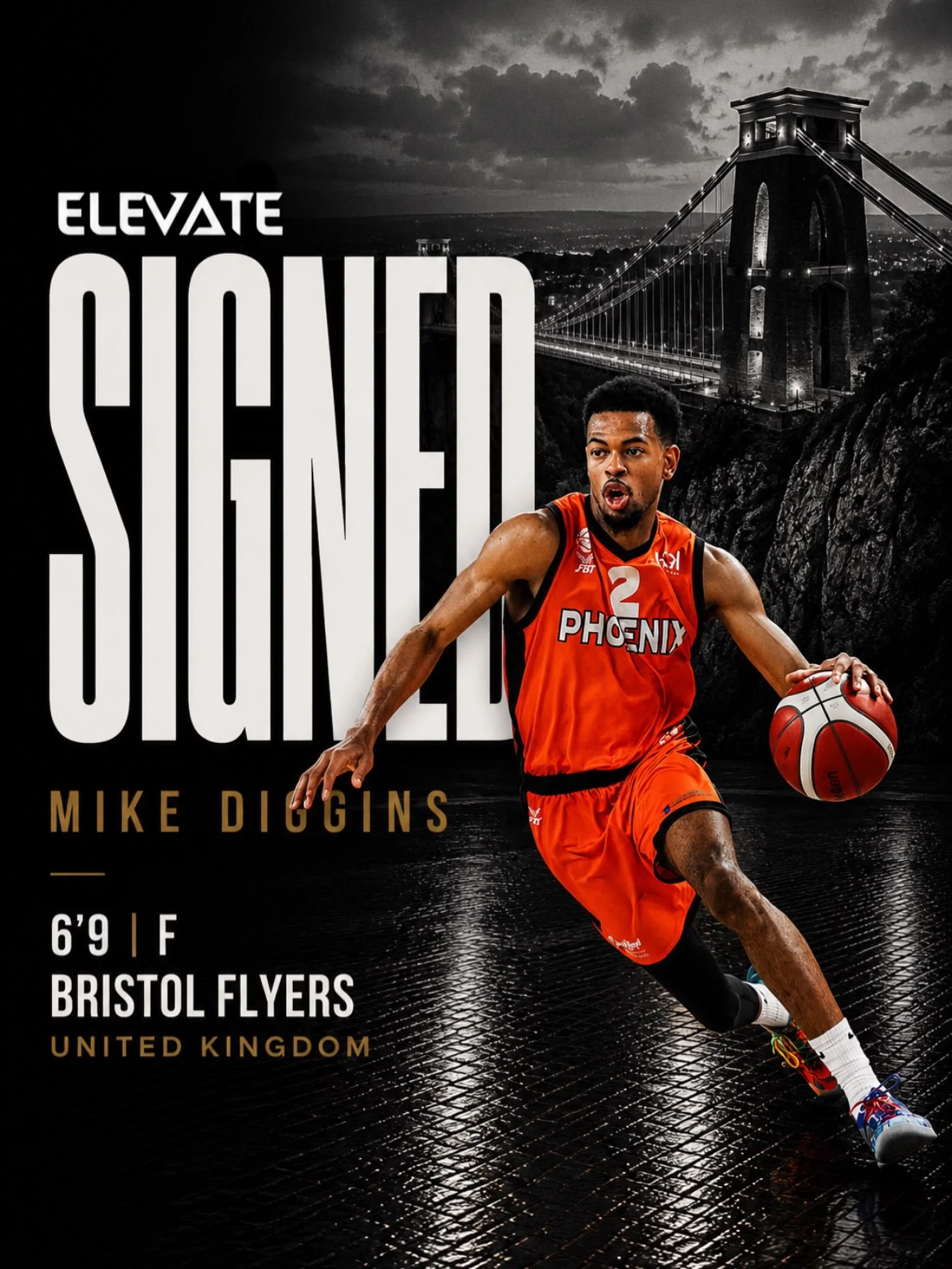 MIKE DIGGINS | BRISTOL FLYERS 

It&rsquo;s official. @mikediggs15 is a Bristol Flyer! After competing with @thecheshirephoenix, Mike makes a statement move to @bristolflyers for the 2026-27 season competing both domestically @superleaguebasketballm a