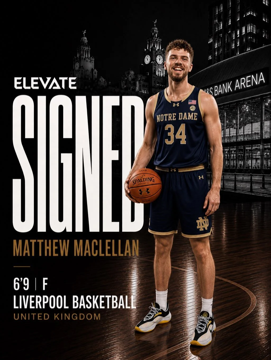 MATTHEW MacLELLAN | LIVERPOOL BASKETBALL @superleaguebasketballm 

England is getting a new forward. Matthew MacLellan has signed with @liverpool.basketball the newest franchise in Super League Basketball, for their inaugural 2026-27 season. This pas