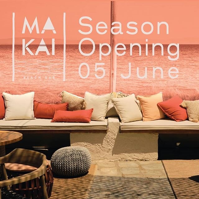 We are very happy to announce that from Friday the 6th we are officially open. Let's rumble!
#makaibeachbar #aktisalonikiou #summer #beach #makaiworld #halkidiki #makaiexperience