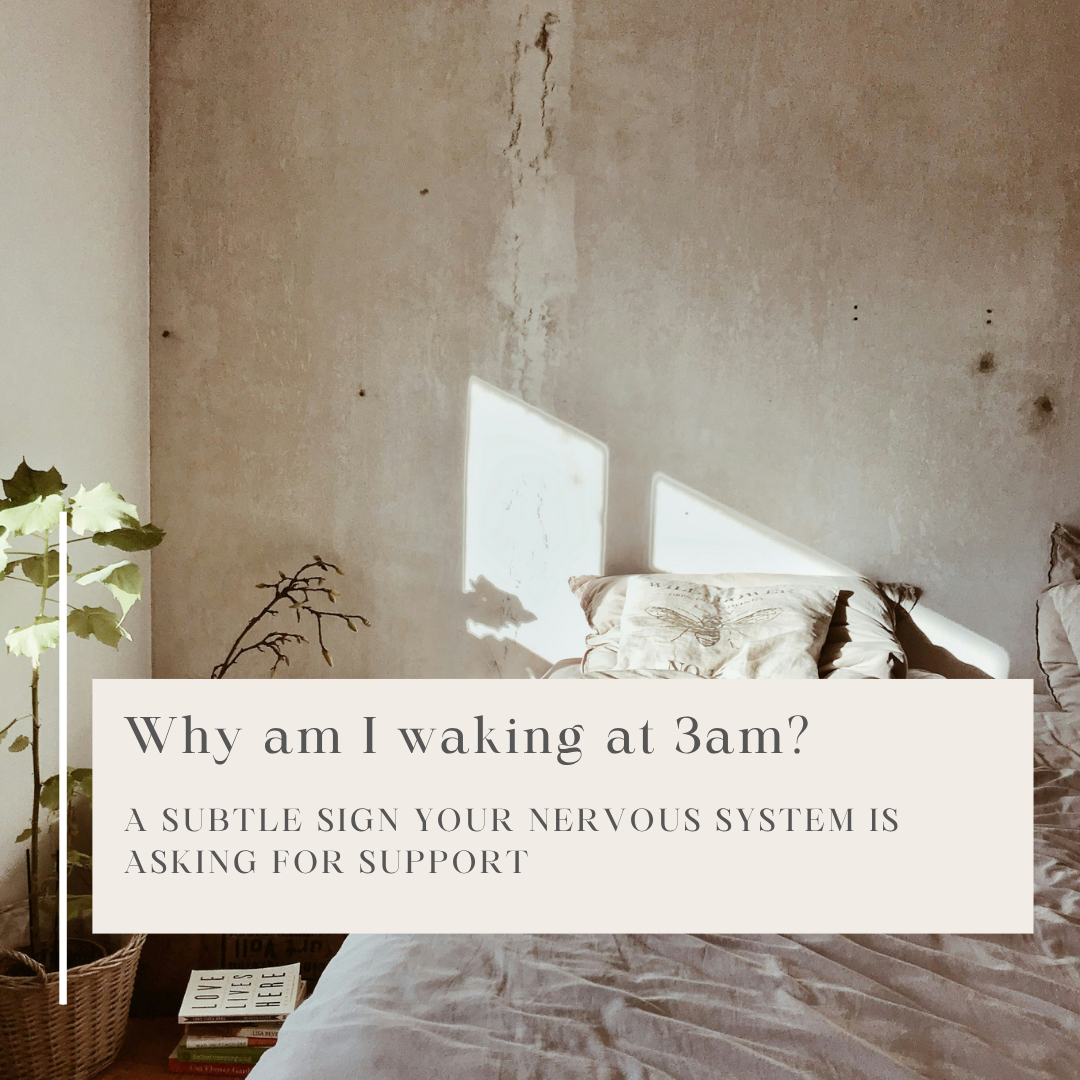 Why You’re Waking at 3AM - A Subtle Sign Your Nervous System Is Asking for Support