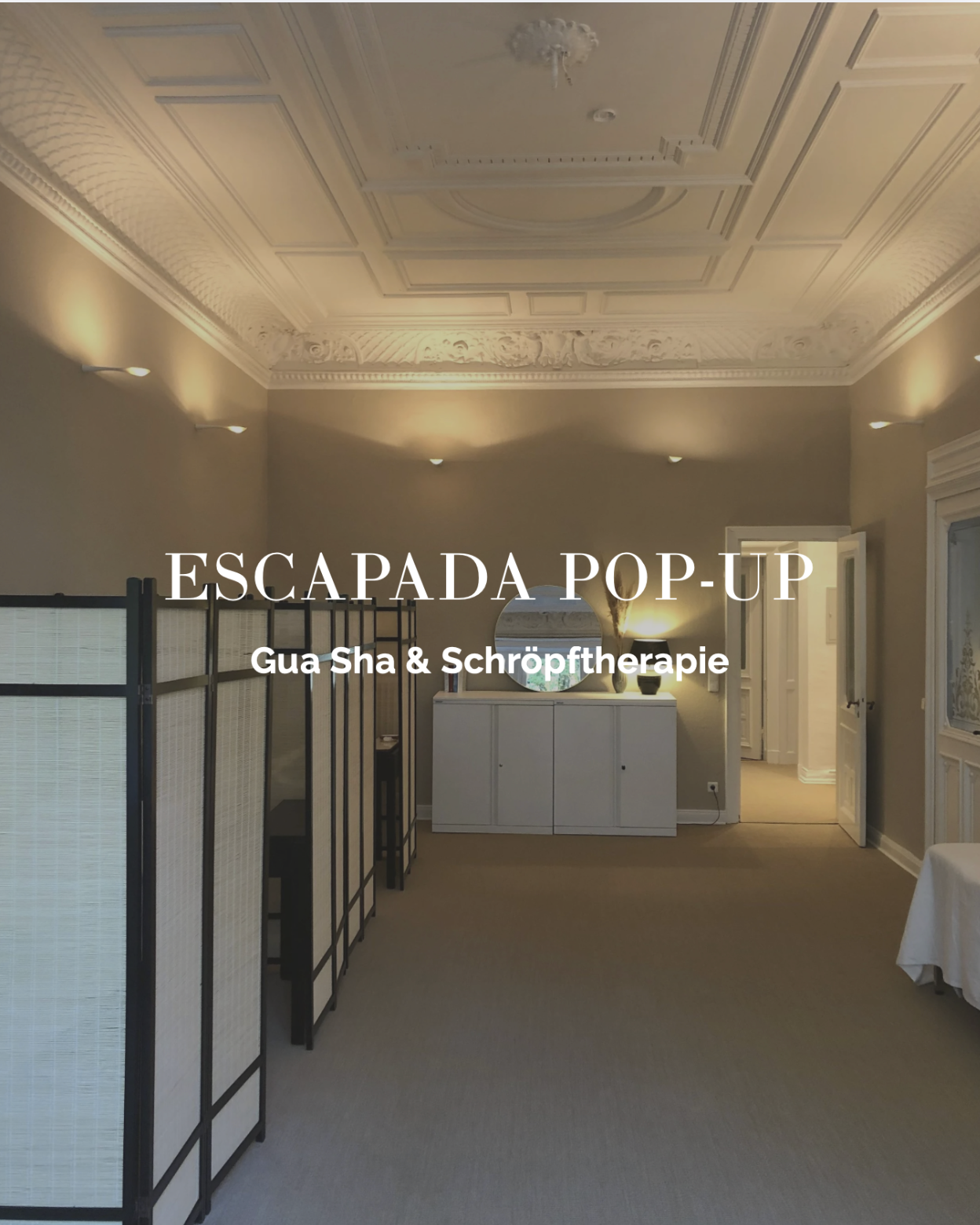 Pop-Up: Gua Sha &amp; Schröpfen