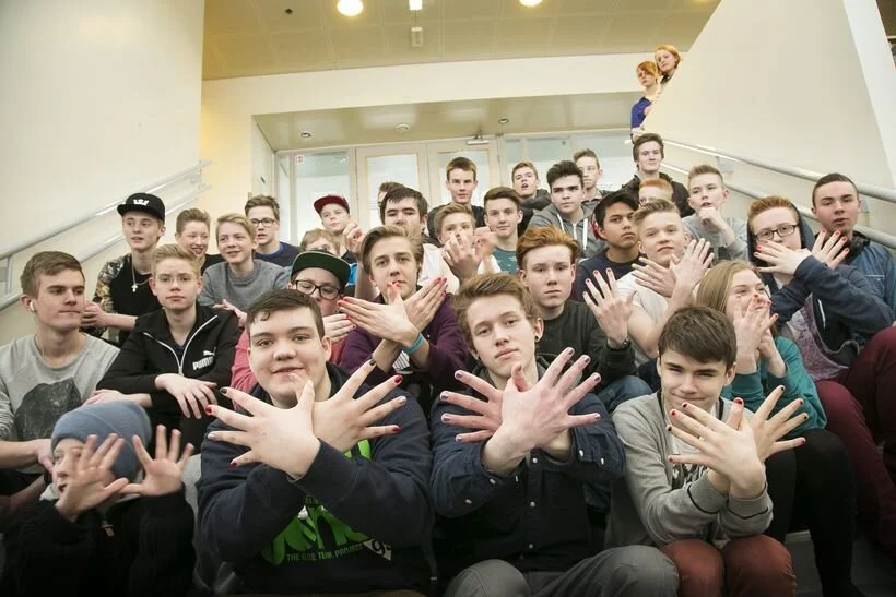 Drengir úr félagsmiðstöðinni Dregyn 2014 /Mynd fyrir Mbl.is Kristinn Ingvarsson