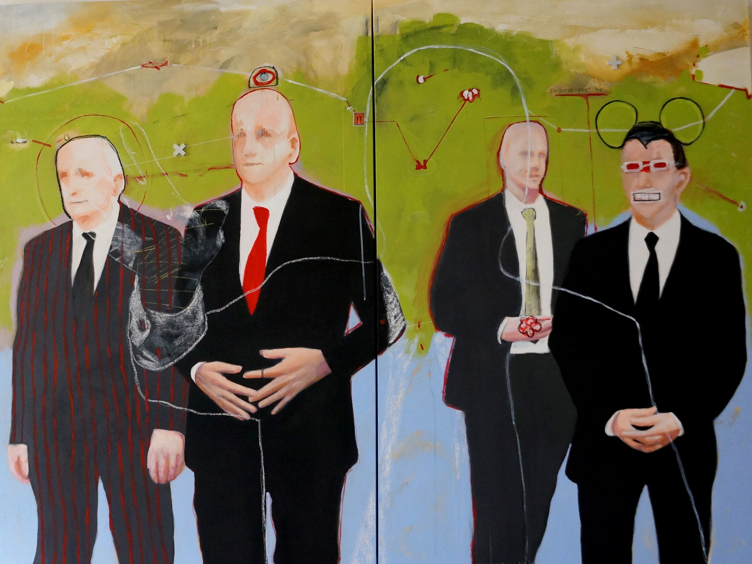 Pulling Punches; acrylic on canvas; 160 x 120cm; R25000.jpg