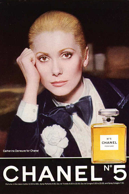 Musings from Marilyn » Catherine Deneuve for Chanel No. 5 Perfume ~ 1973