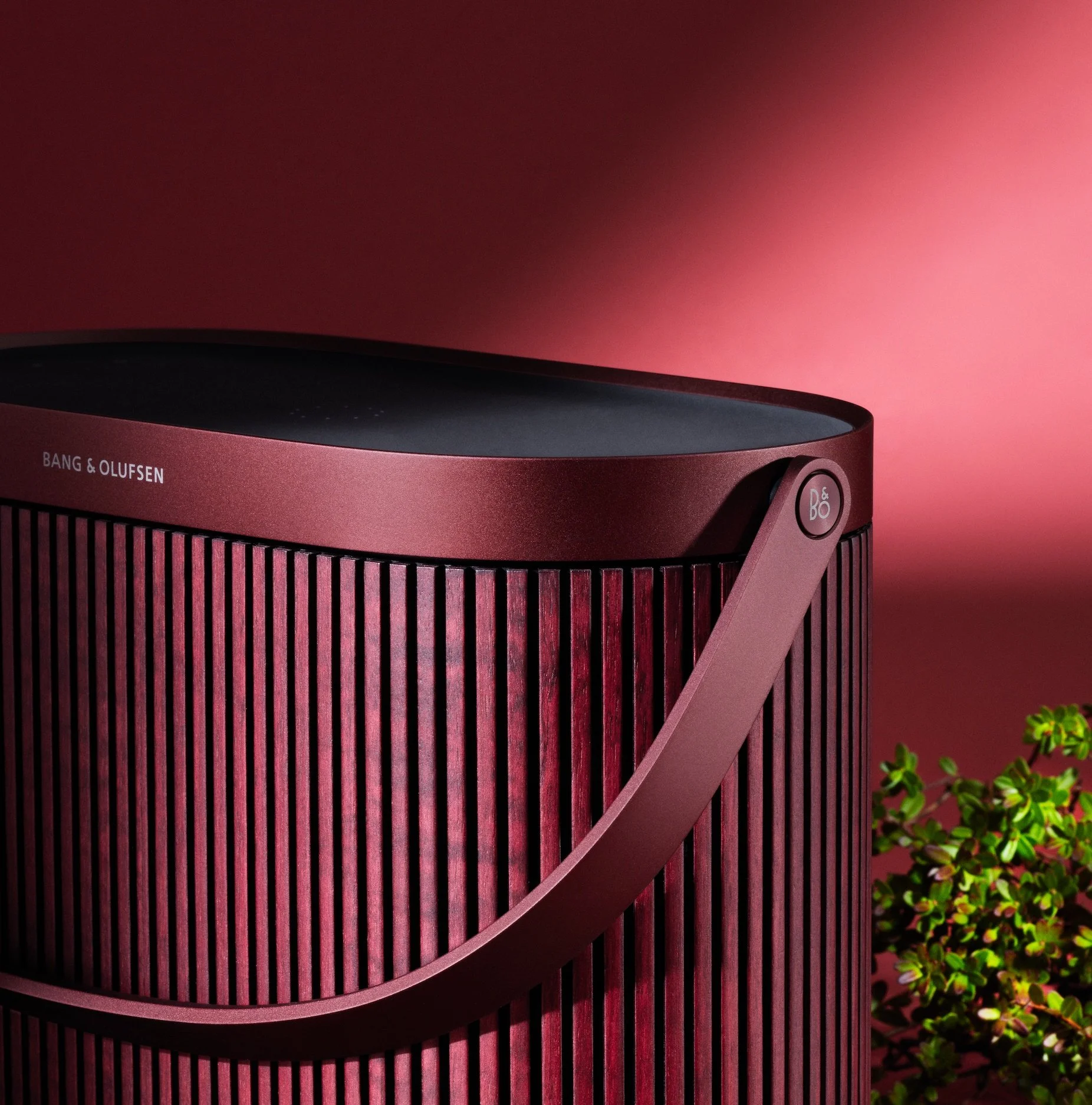 Bang & Olufsen Unveils the Beosound A5 Cranberry Red Atelier Edition