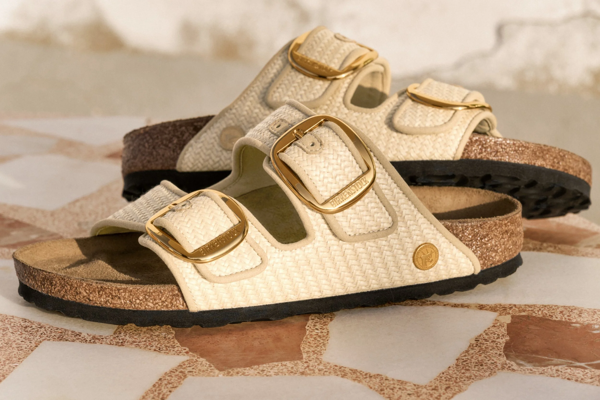 BIRKENSTOCK Arizona Big Buckle Raffia Textile Raffia Natural (R5599) 2.jpg
