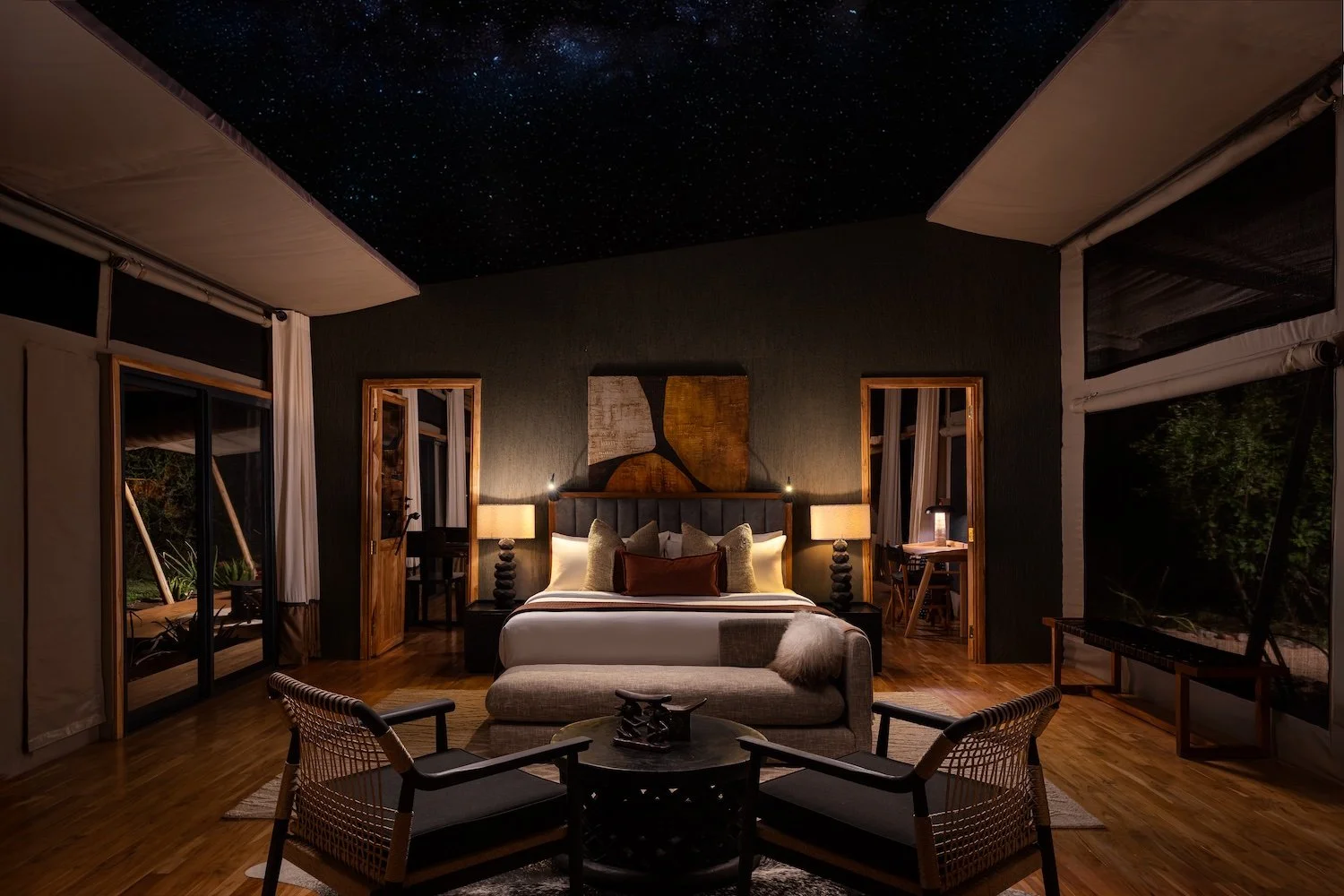 Mapito Safari Camp, Serengeti, Autograph Collection - night sky guest tent.jpeg